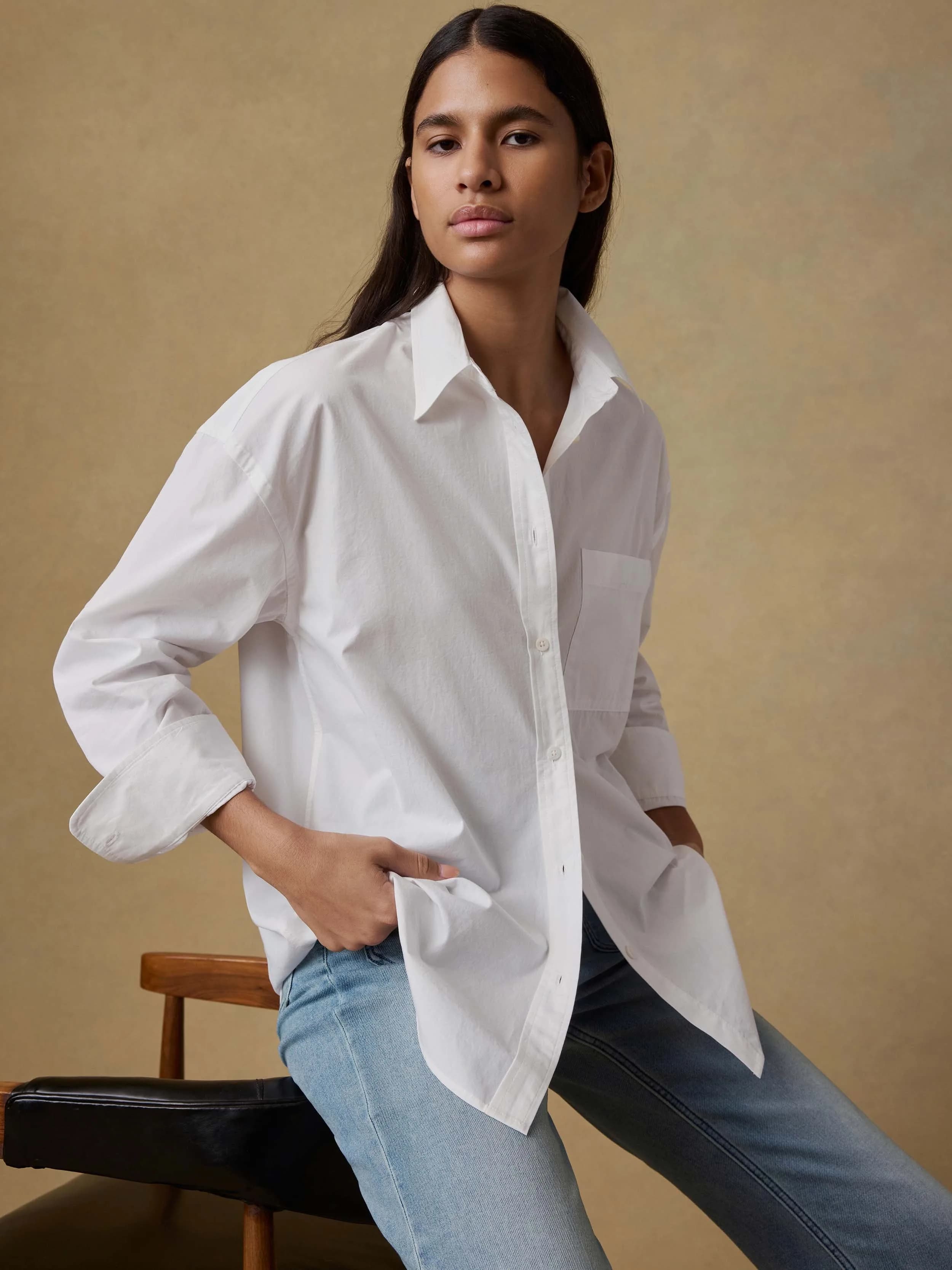 Coastal Poplin Relaxed Shirt
