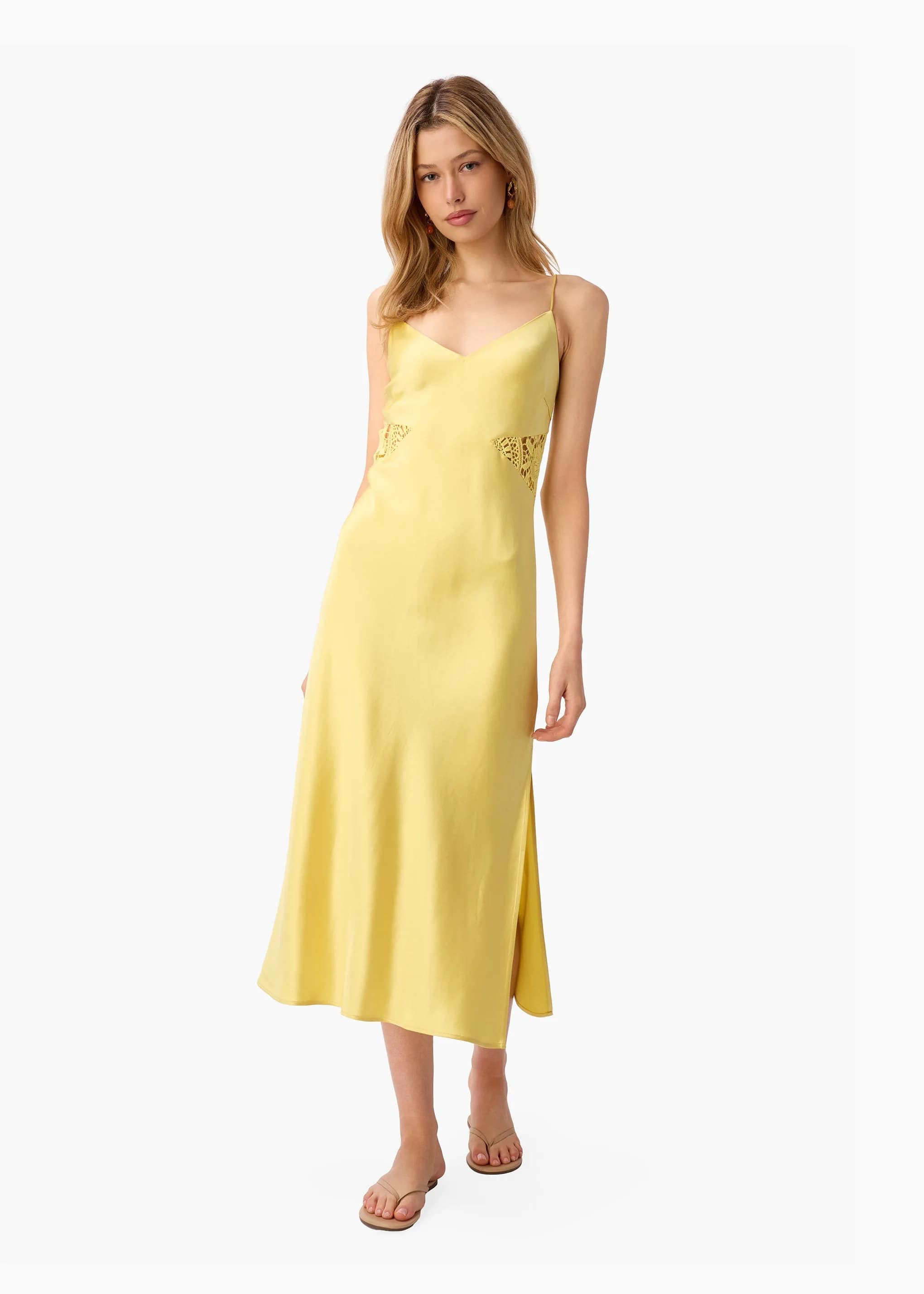 Carli Midi Dress Custard