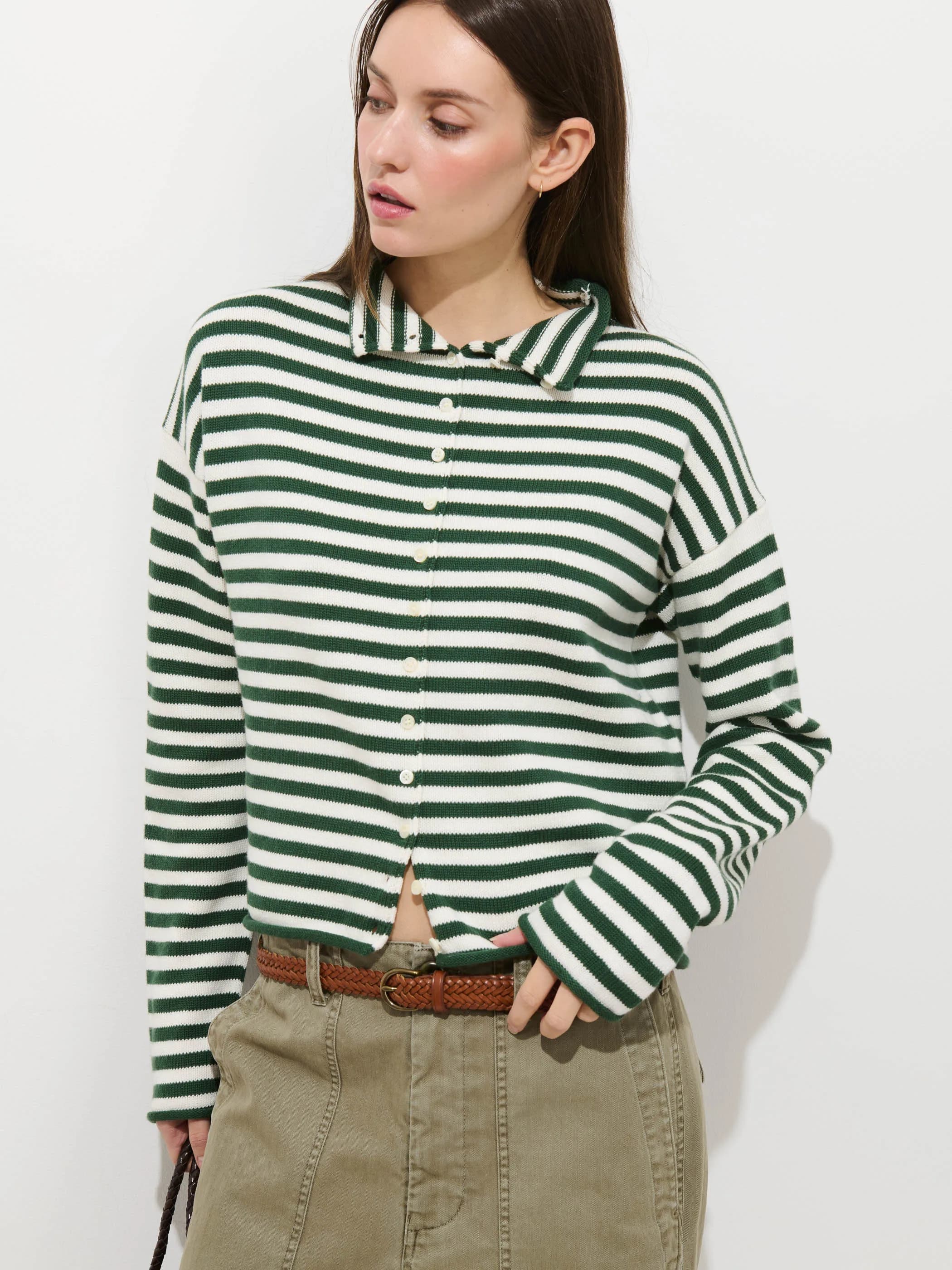 Taylor Striped Cardigan