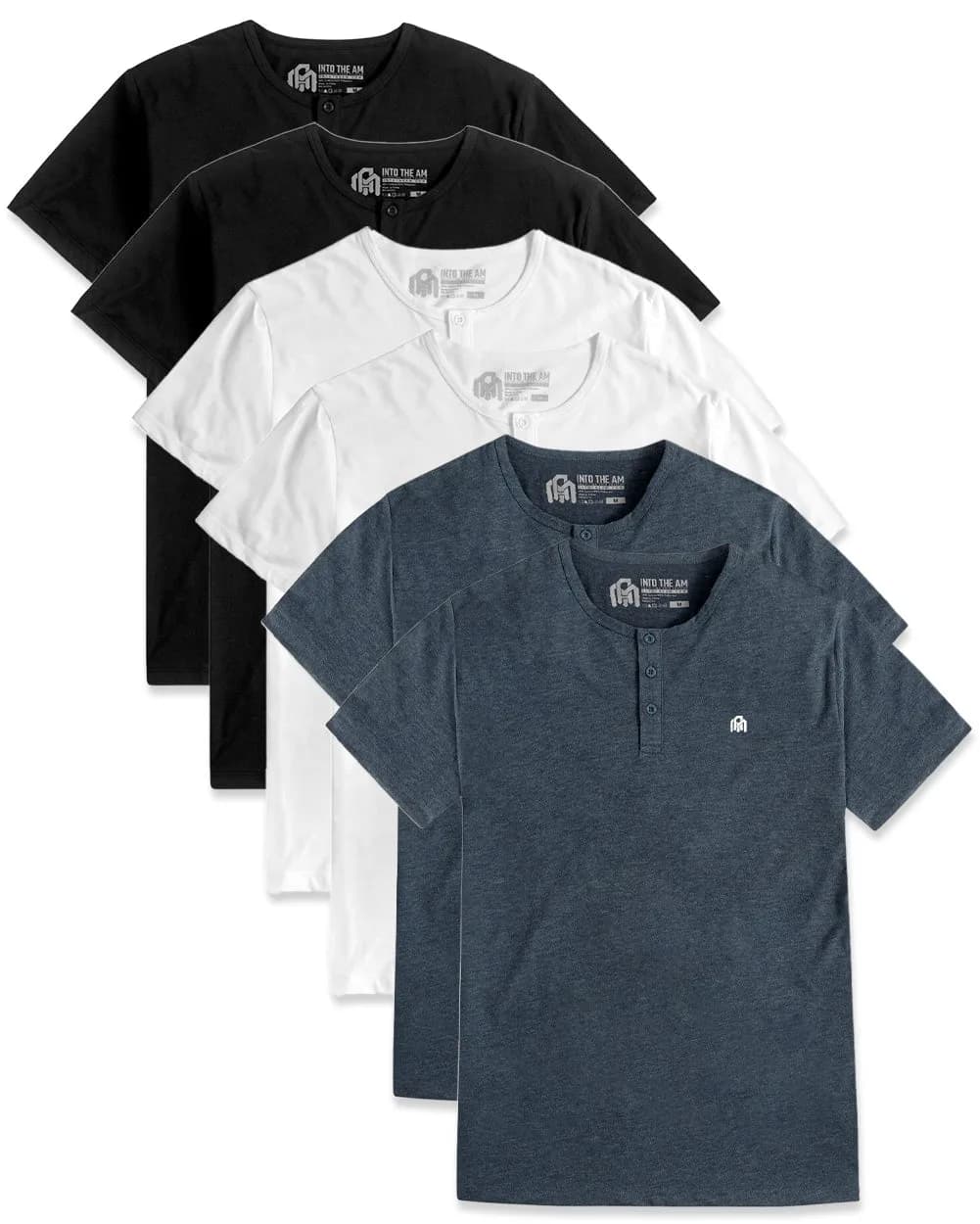 Custom 6 Pack Henley Tee