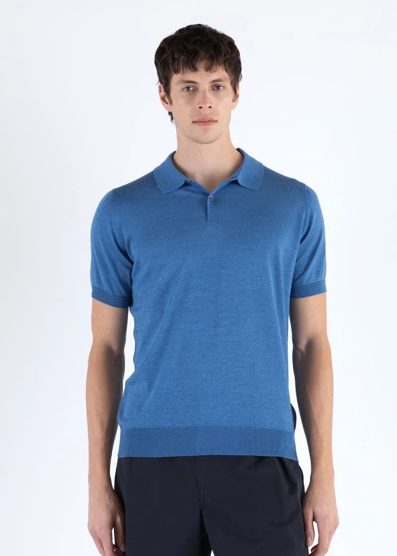 Leyburn - Anglo Indian Gauze Polo Shirt