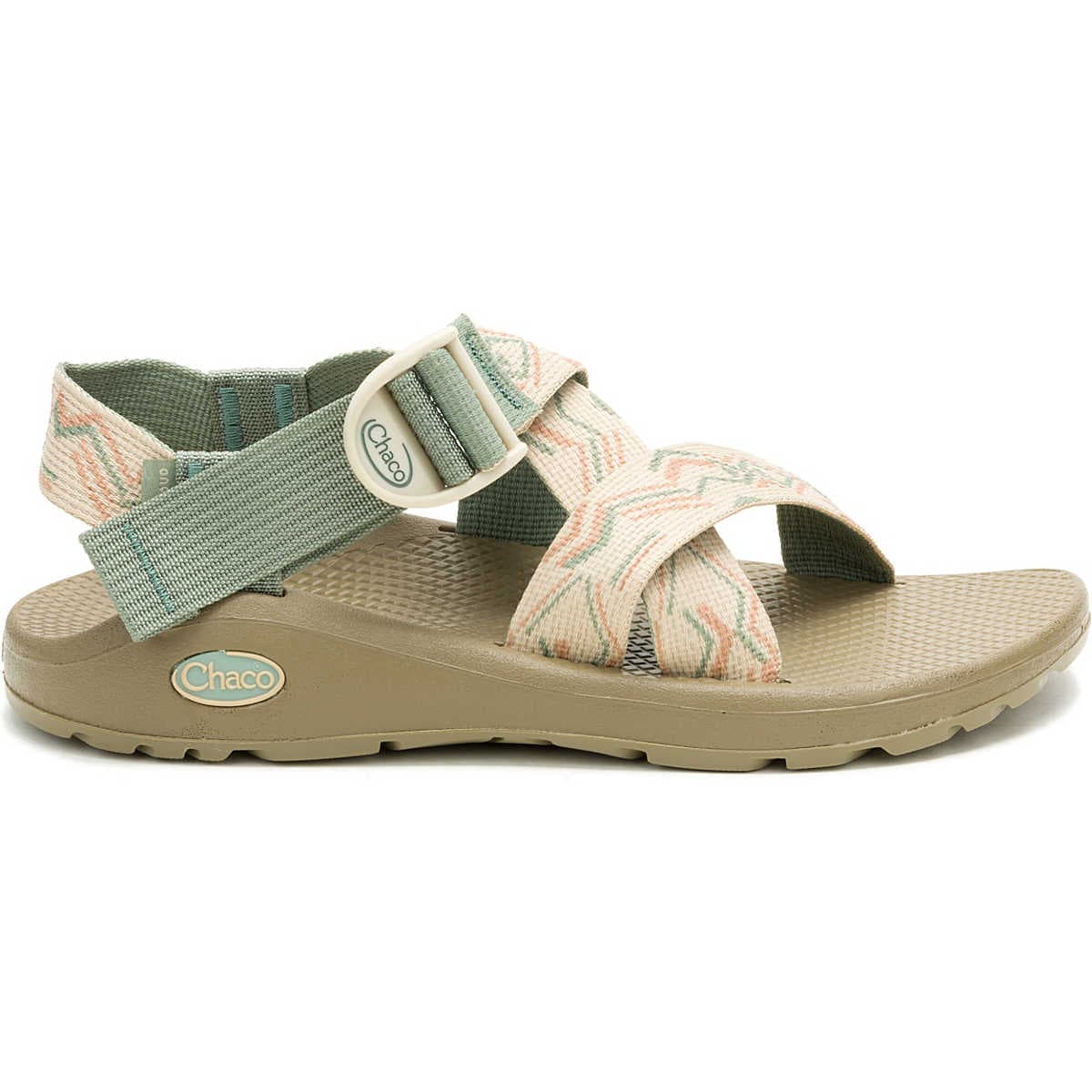 Mega Z/Cloud Wide-Strap Cushioned Sandal