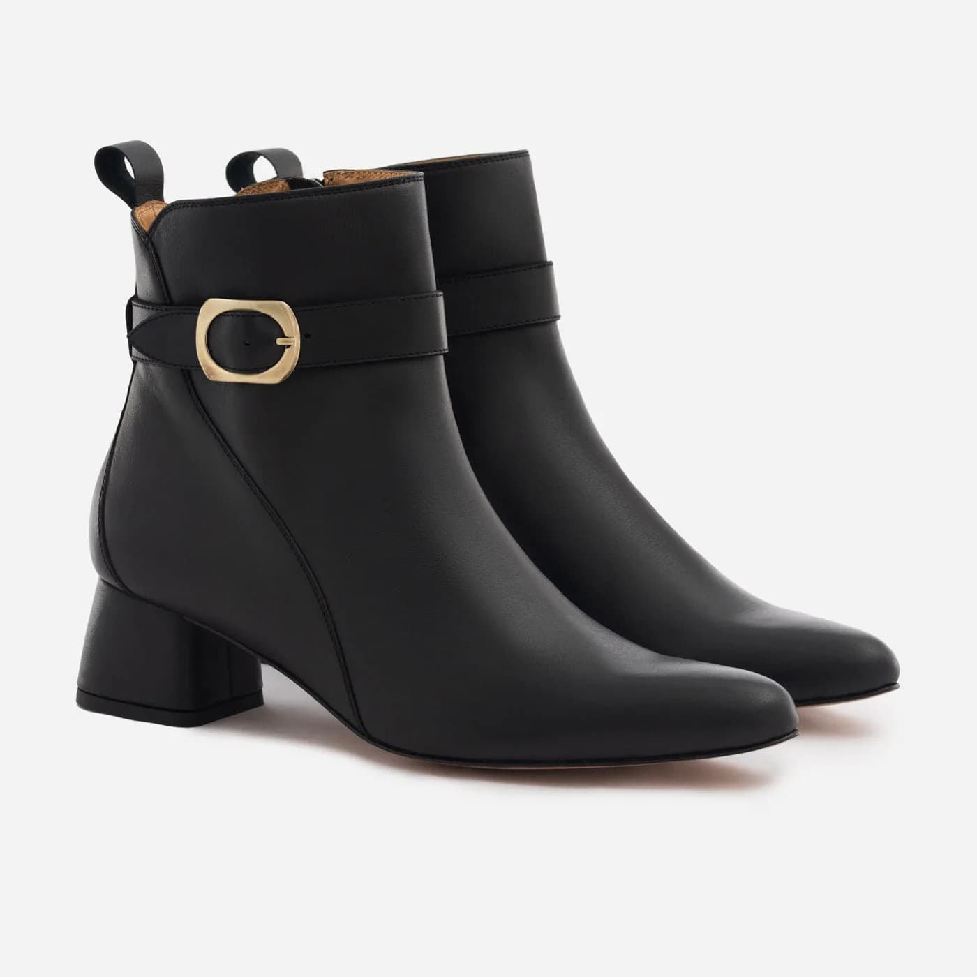 Adelaide Booties - Full Grain Leather