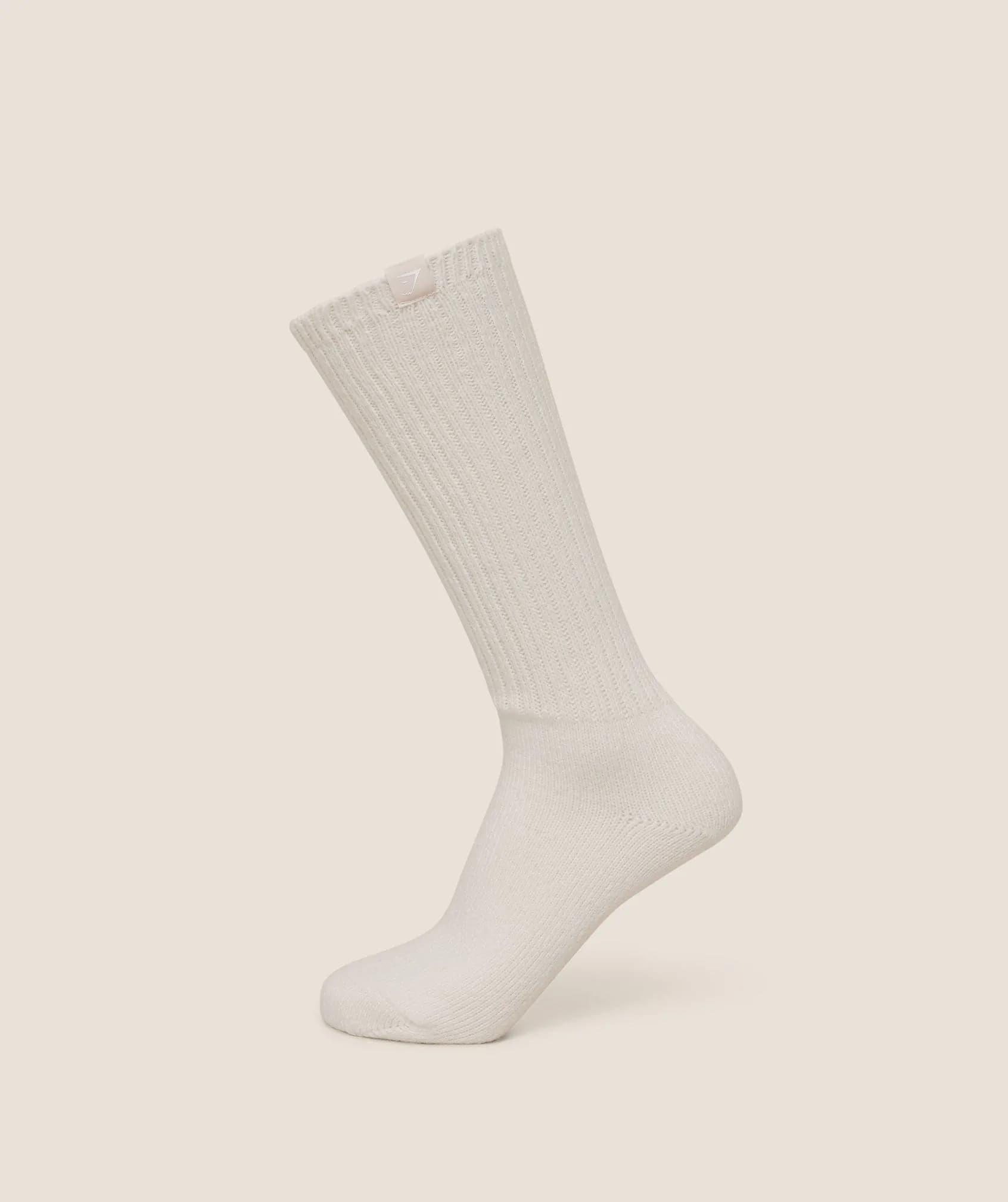 Gymshark Comfy Rest Day Socks - Soft White