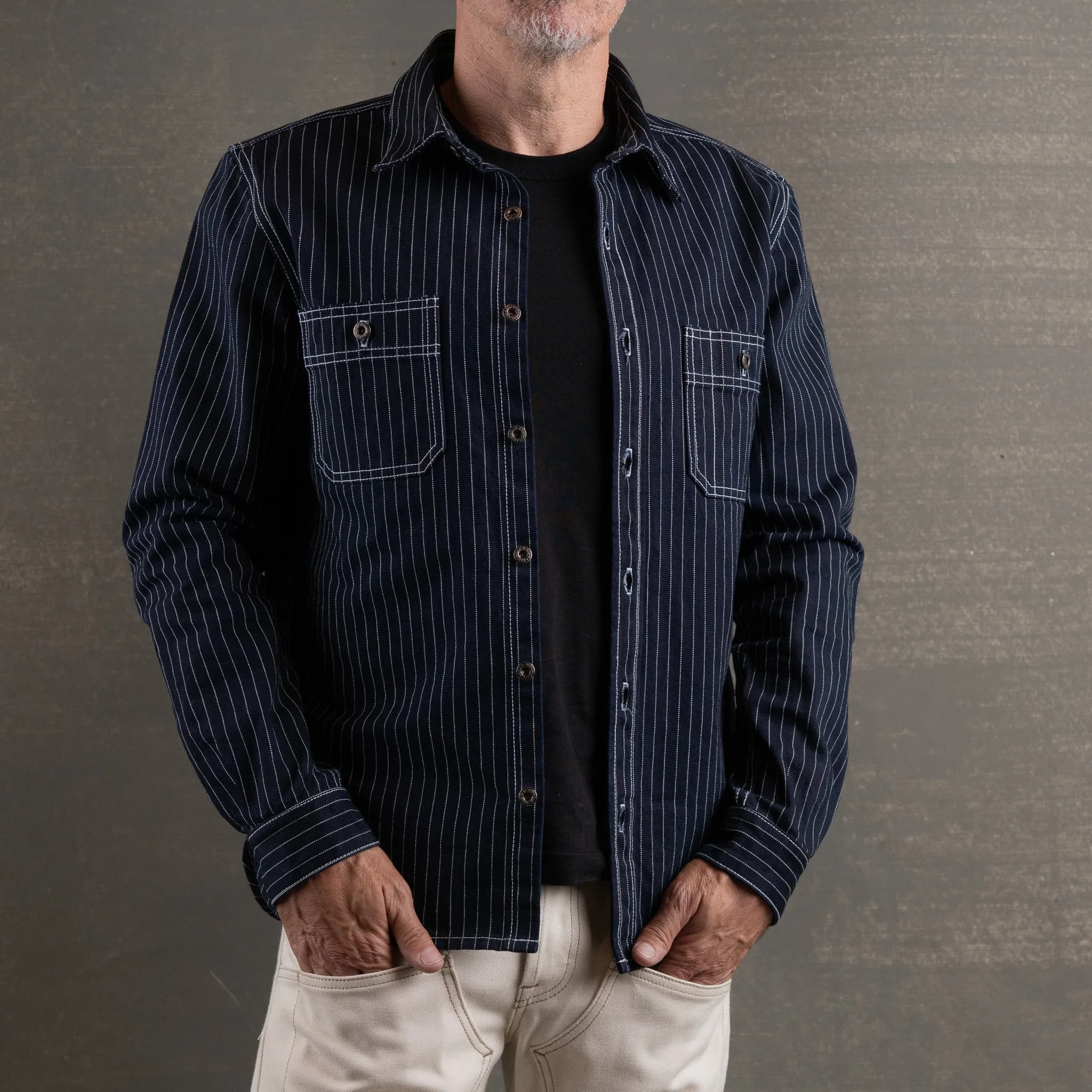 Iron Horse Work Shirt 14oz Wabash Japan Selvage Denim