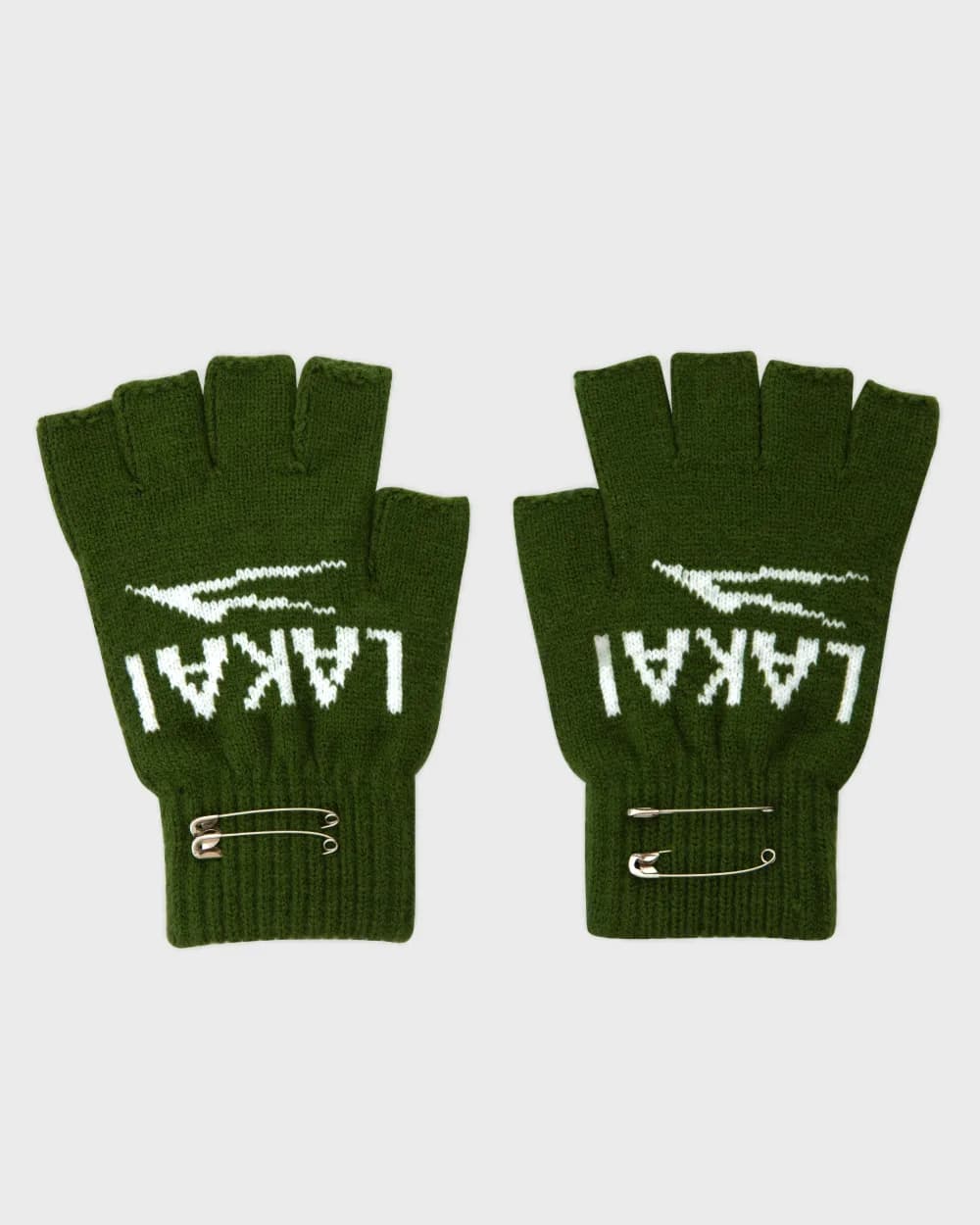 Fingerless Jacquard Gloves