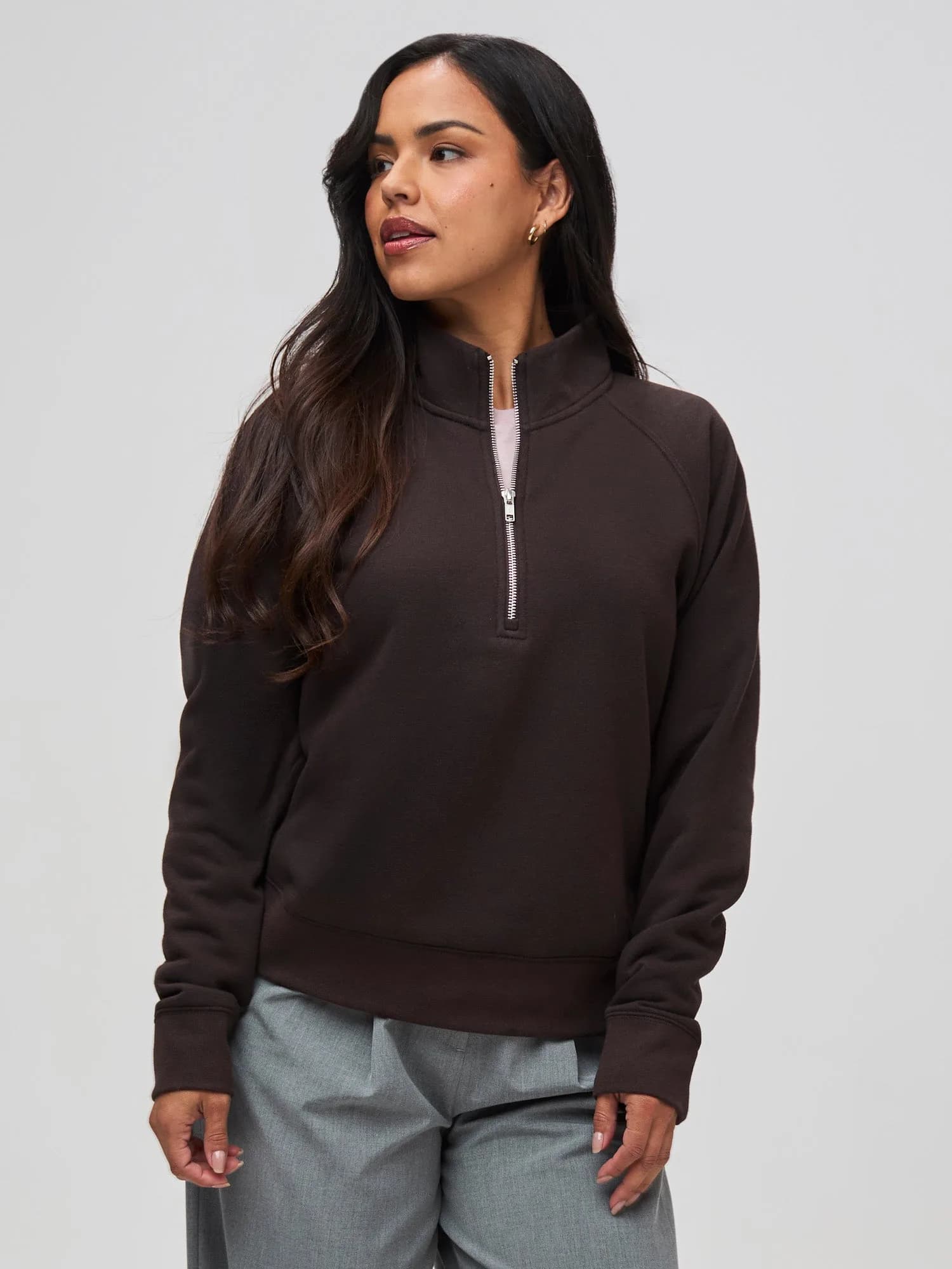 Women's Espresso Half Zip
