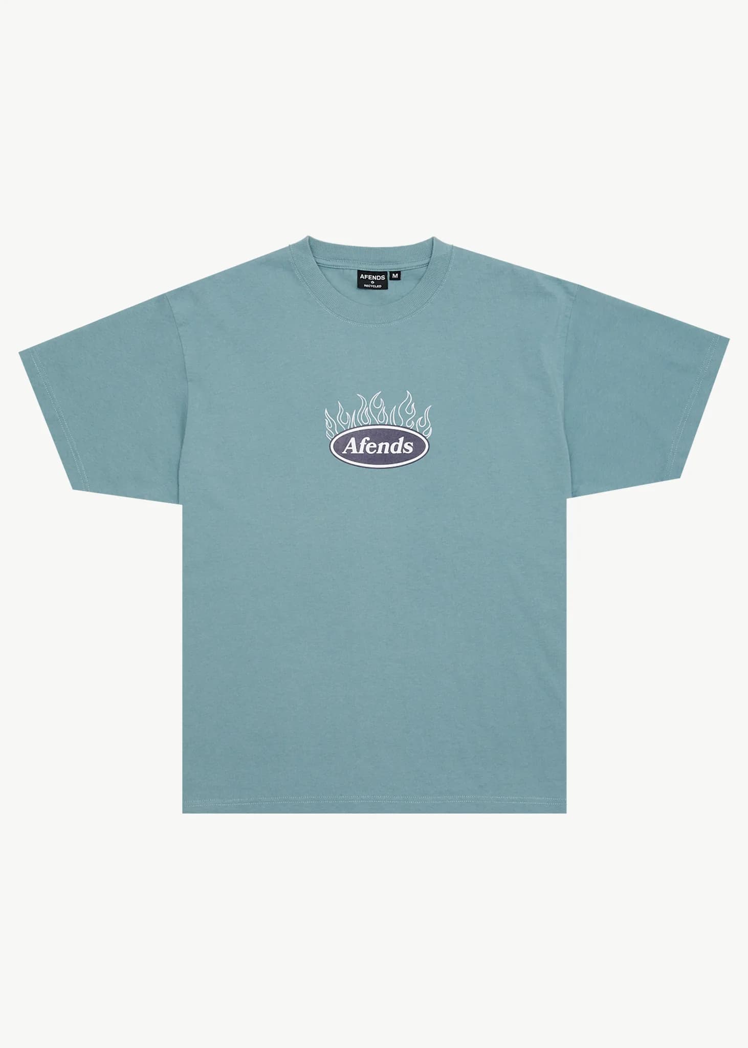 Mens Fast Forward - Heavyweight Boxy Tee - Ocean Spray