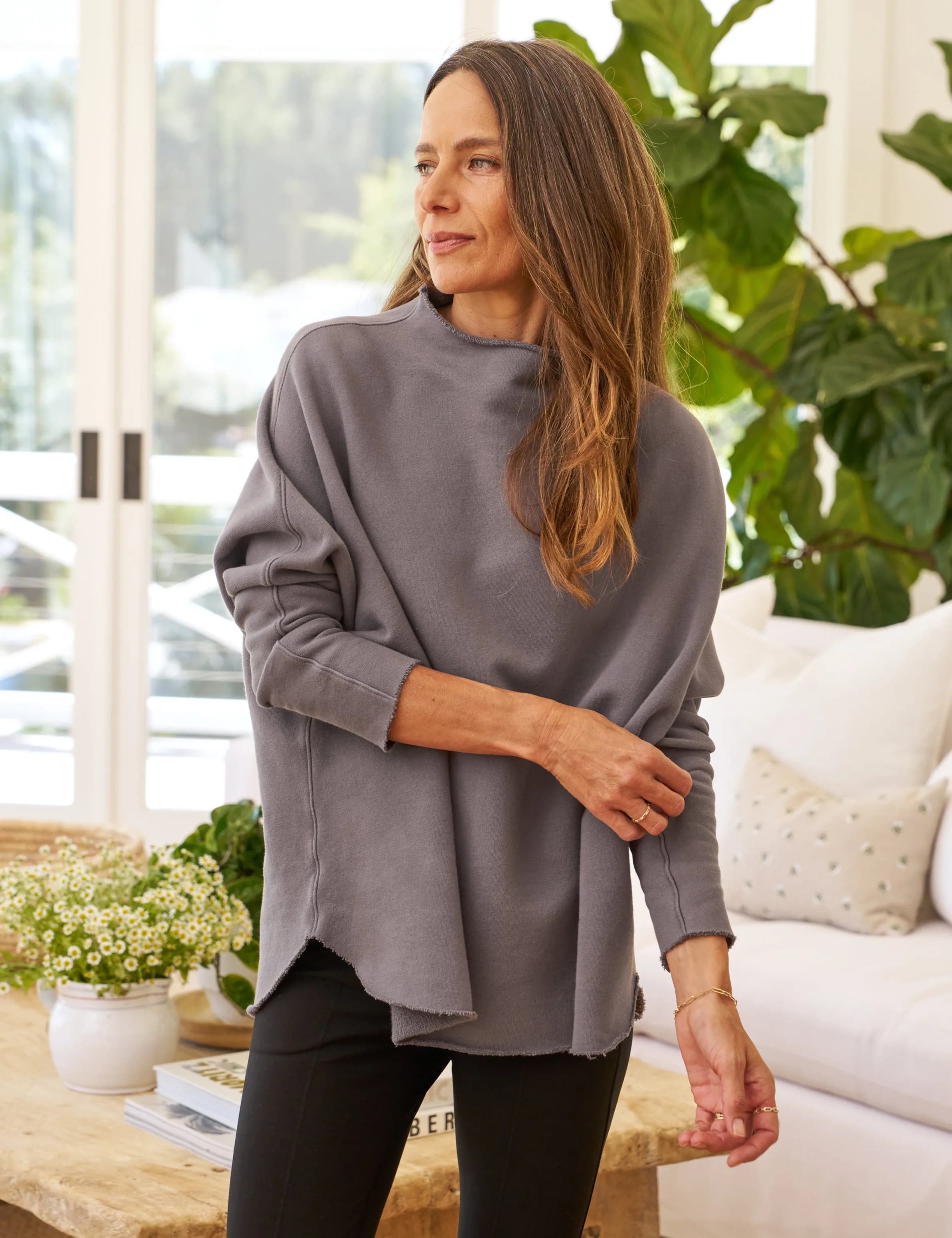 Elephant Triple Fleece Capelet