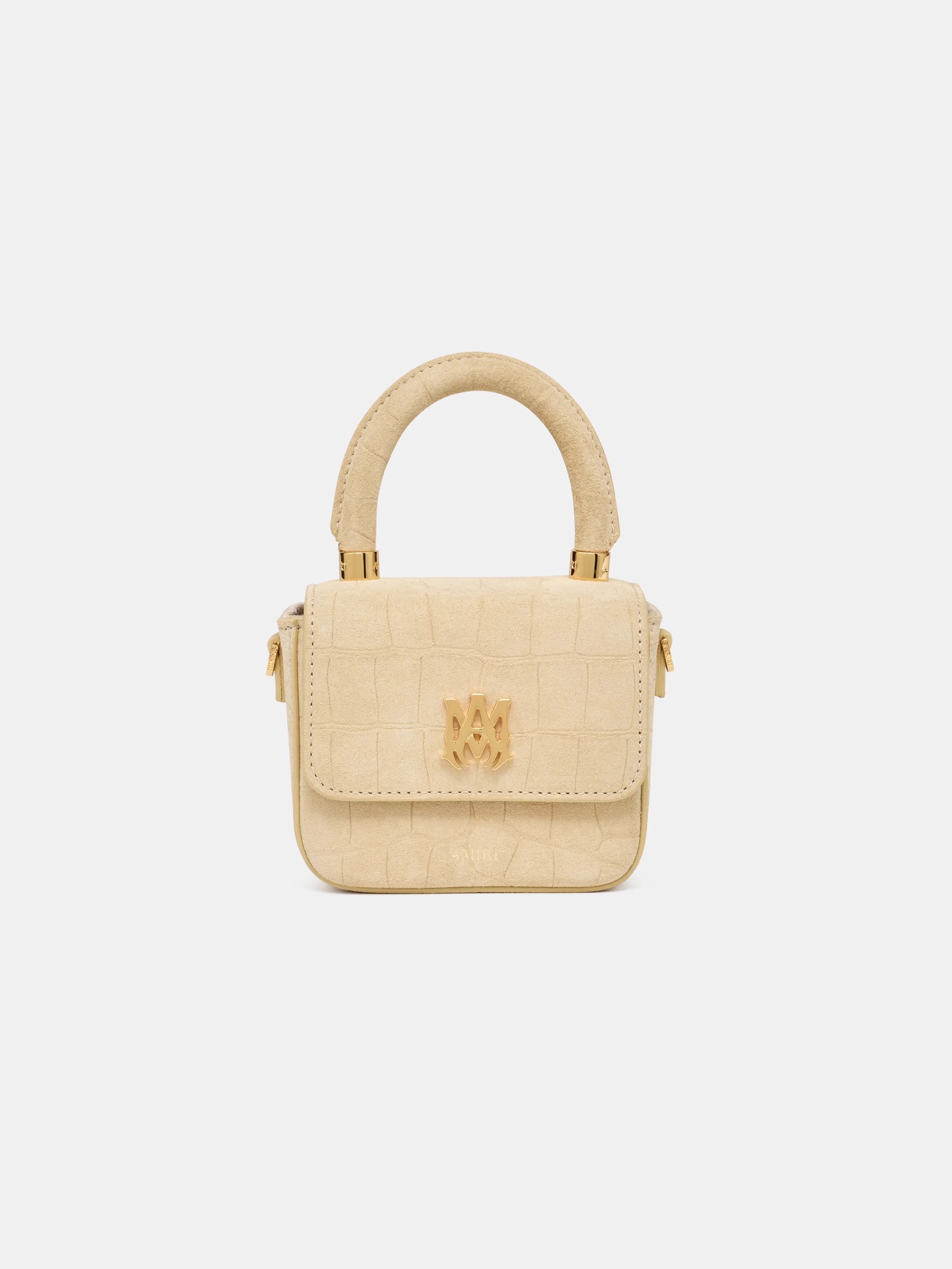 WOMEN'S CROC SUEDE NANO MA BAG - Taupe