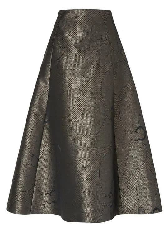 Metallic Full Skirt