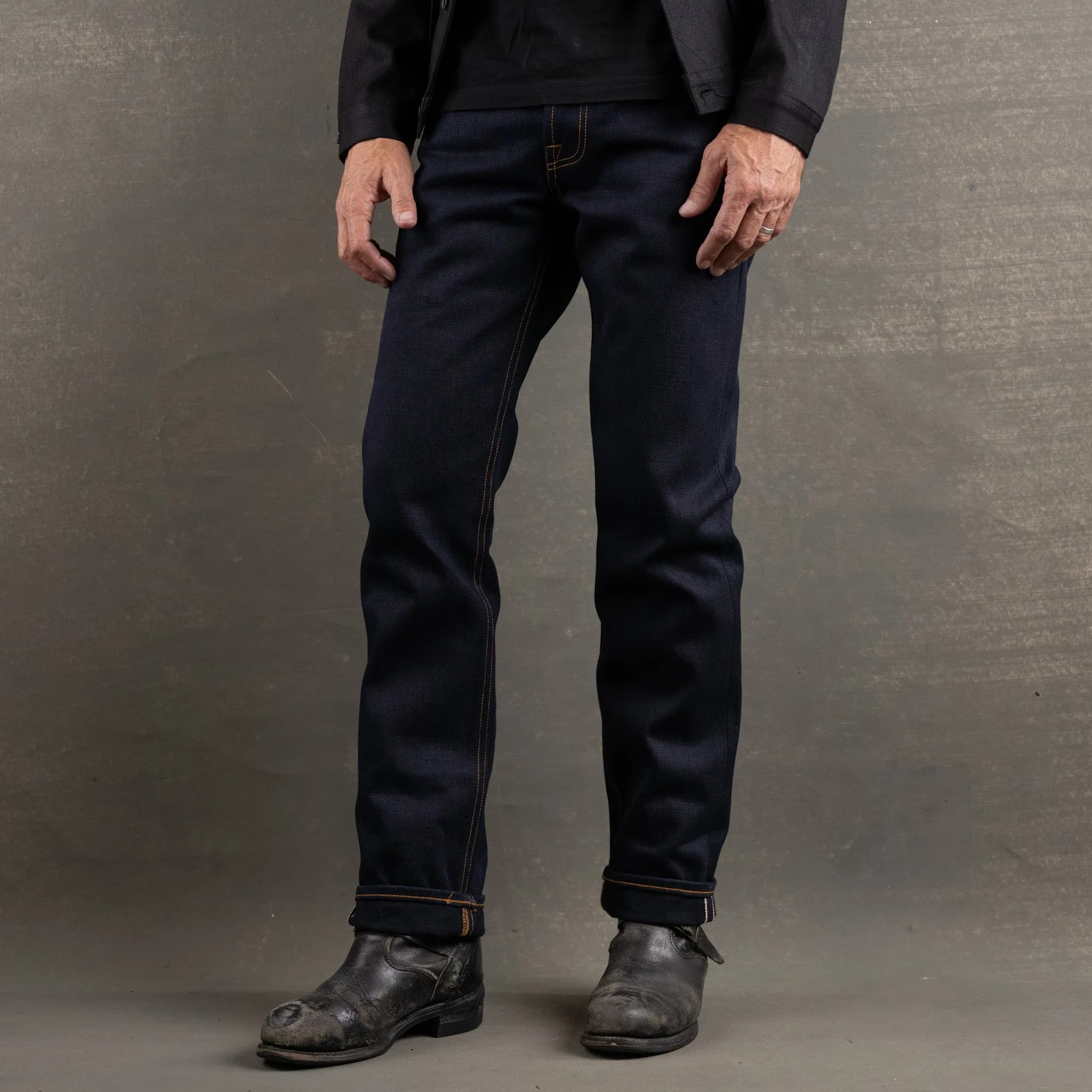 Slim Straight 21.5oz Frankenstein Selvage Denim