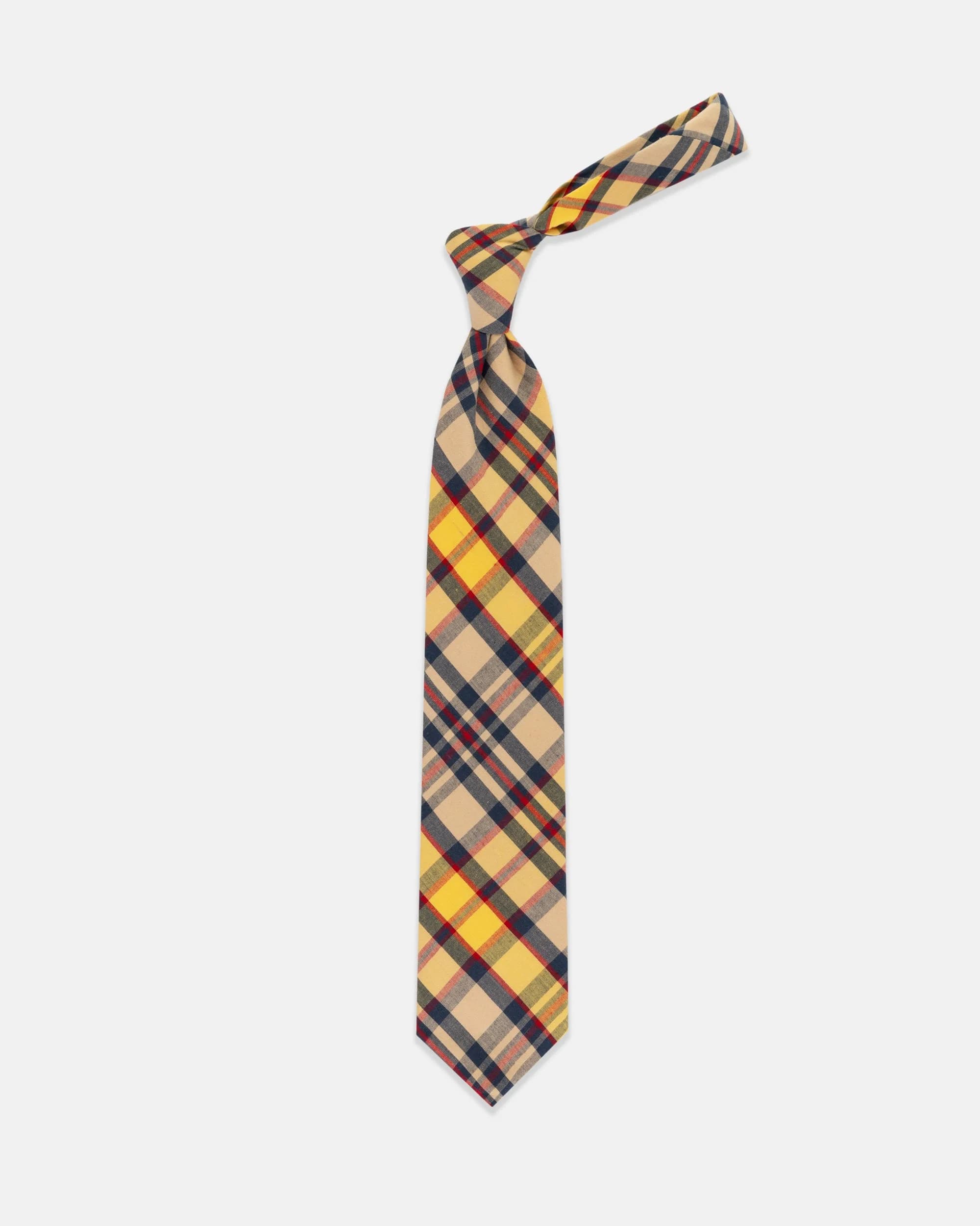 Yellow Madras Tie