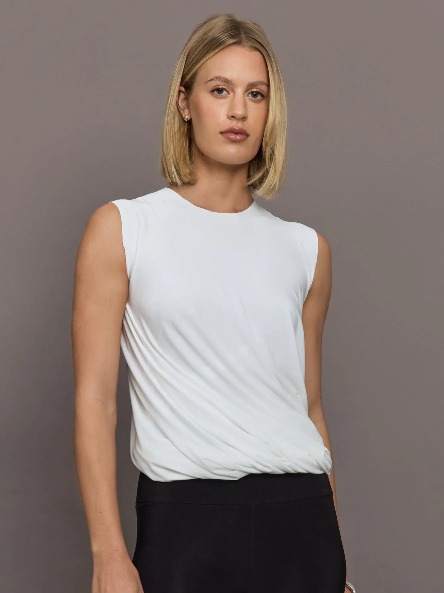 Sleeveless Twist Top