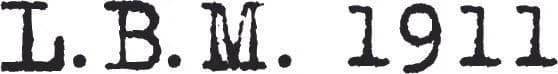LBM 1911 logo