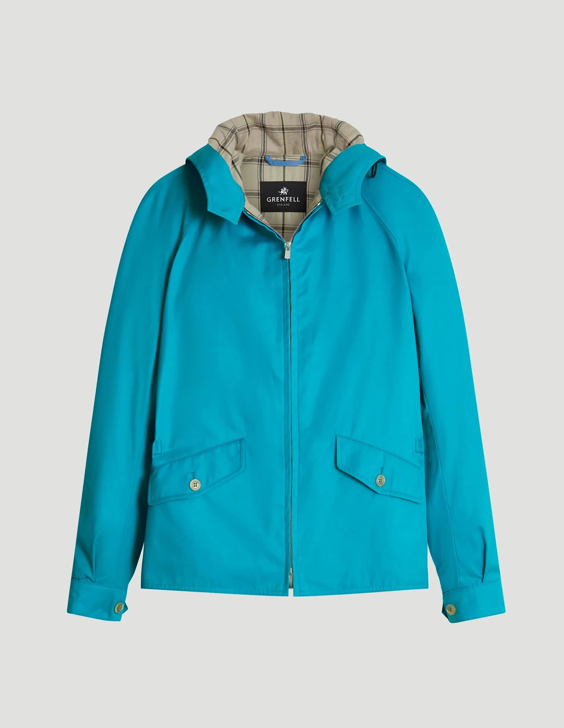Hooded Golfer Grenfell Cloth Aqua
