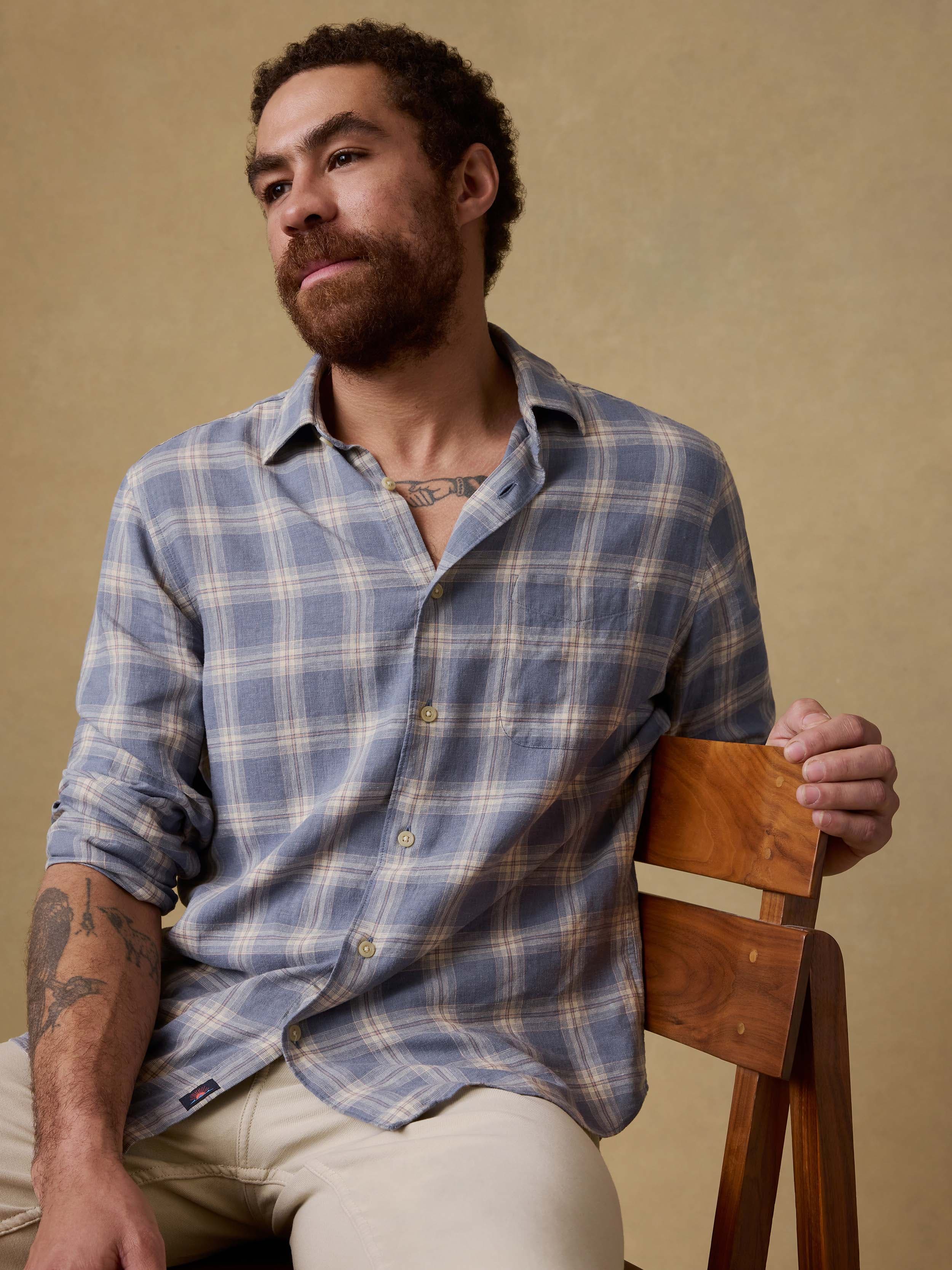 Palmetto Shirt - Shore Flint Plaid