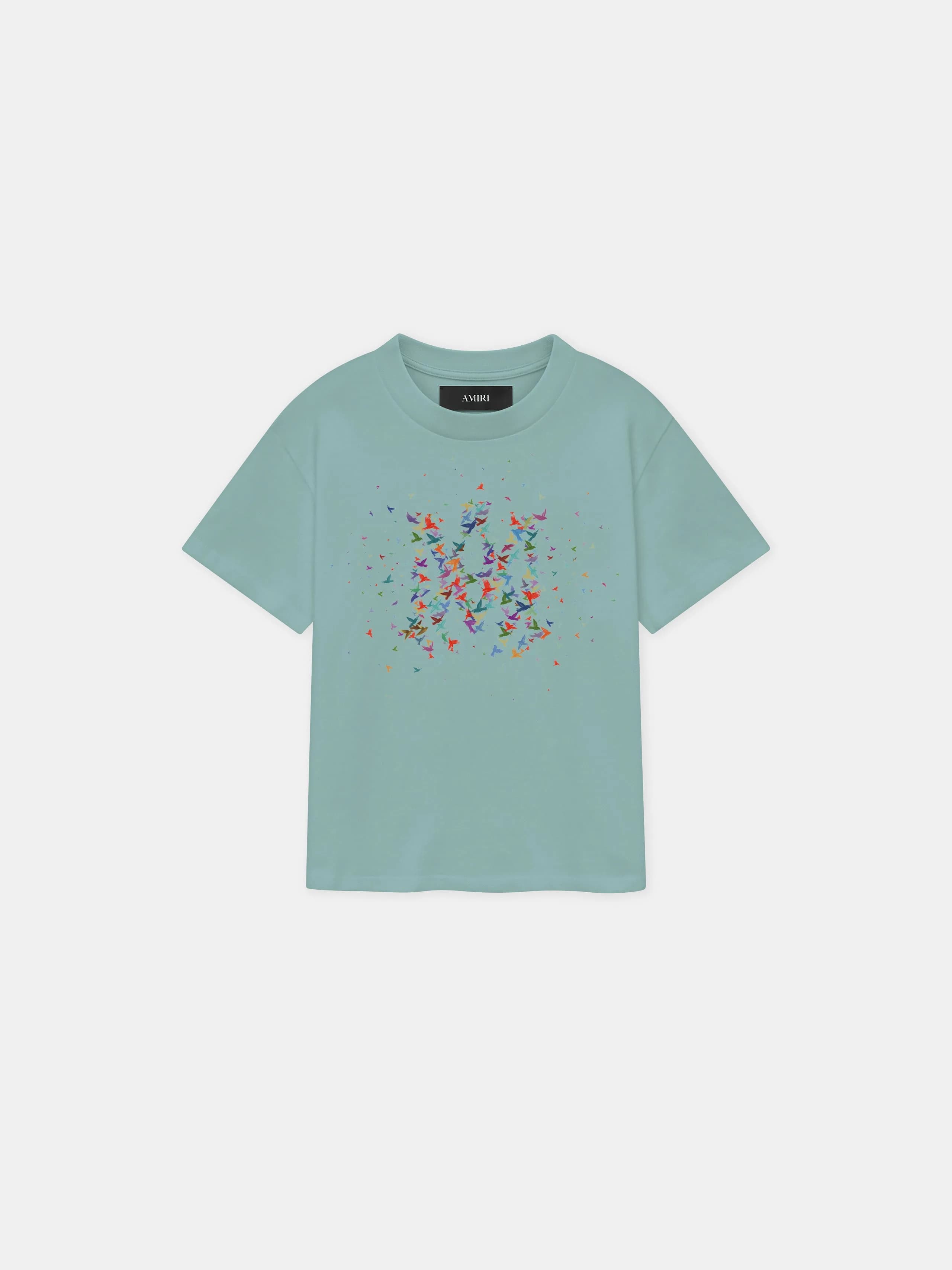 KIDS' MA BIRDS TEE - Ceramic Teal