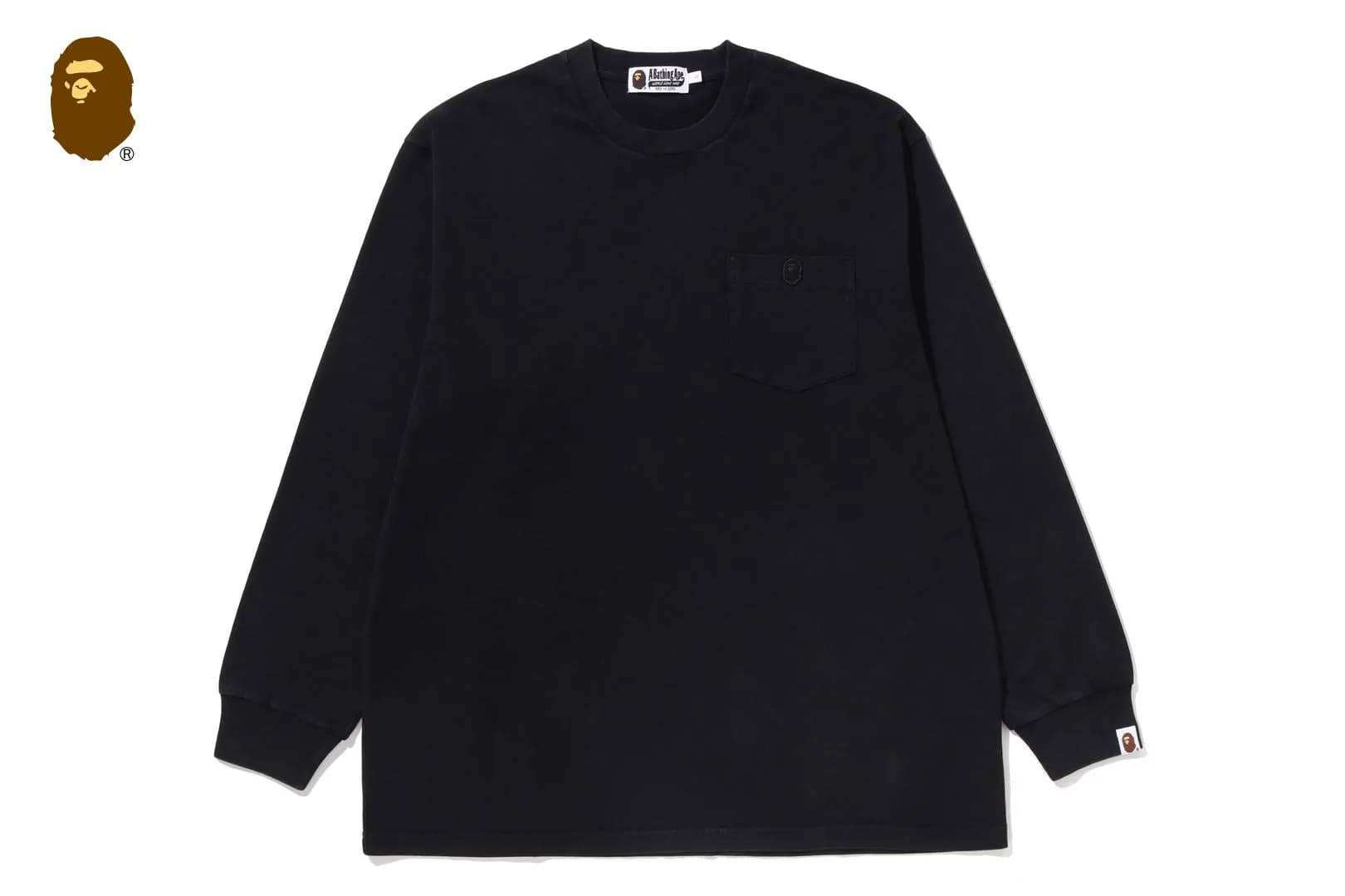 GARMENT DYE ONE POINT RELAXED FIT POCKET LS TEE