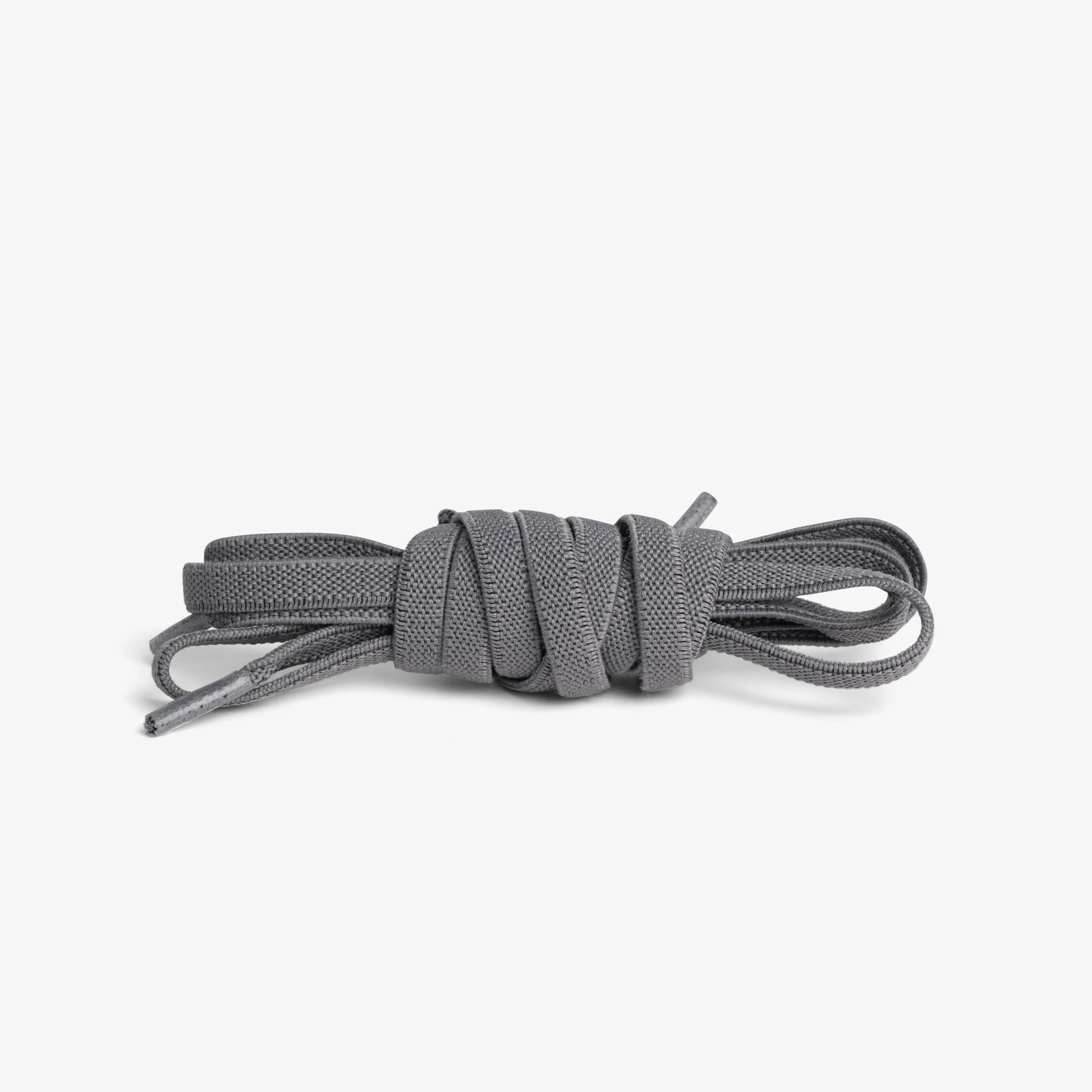 Premium Elastic Laces - Ash Grey