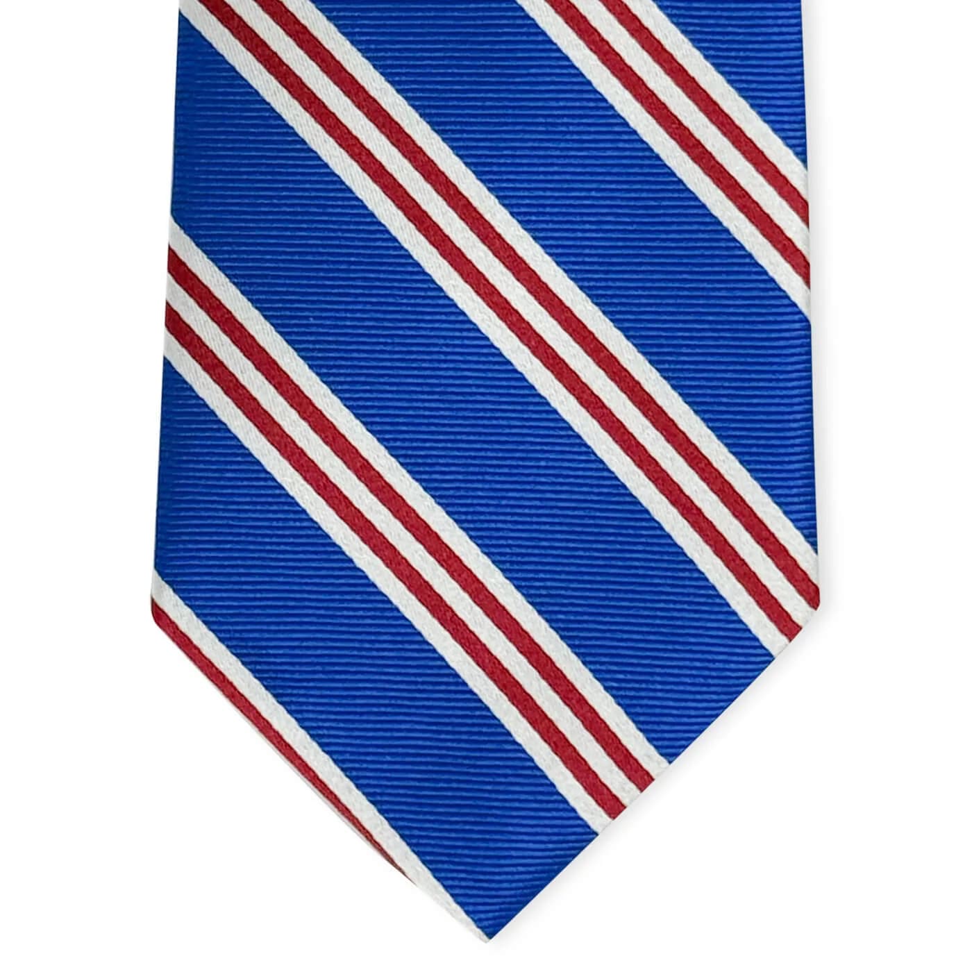 On Air Stripe Tie - Blue/Red