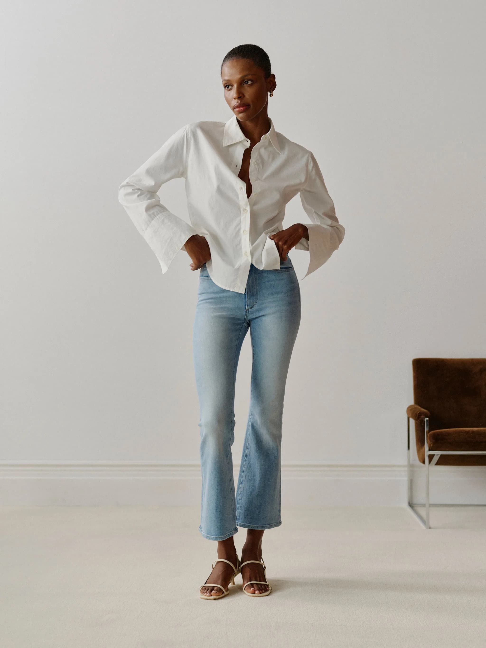 Bridget Boot High Rise Instasculpt™ Crop Jeans | Prairie