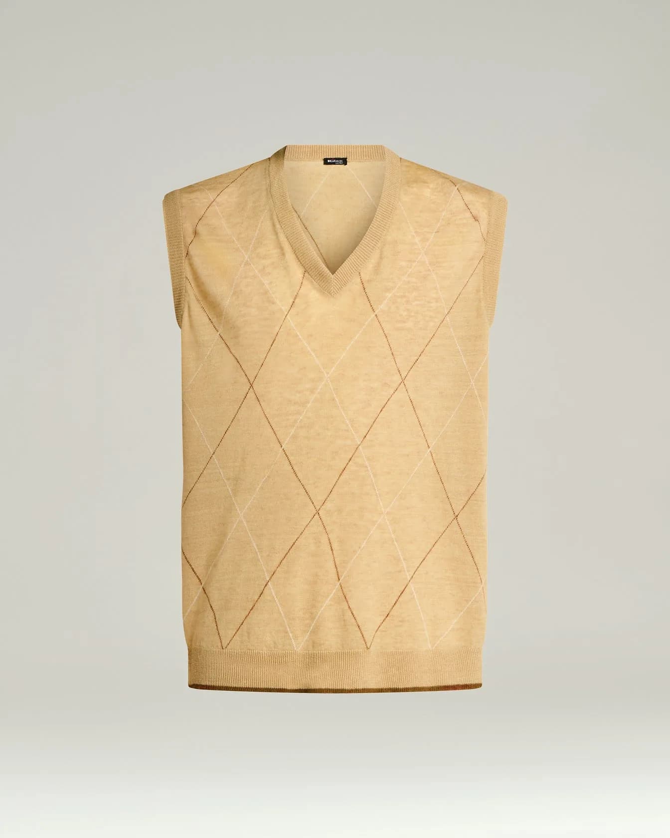 PURE LINEN V-NECK SWEATER VEST