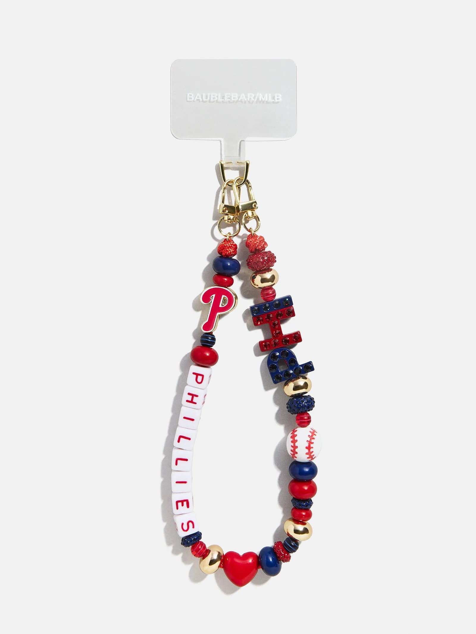 MLB Phone Charm - Philadelphia Phillies