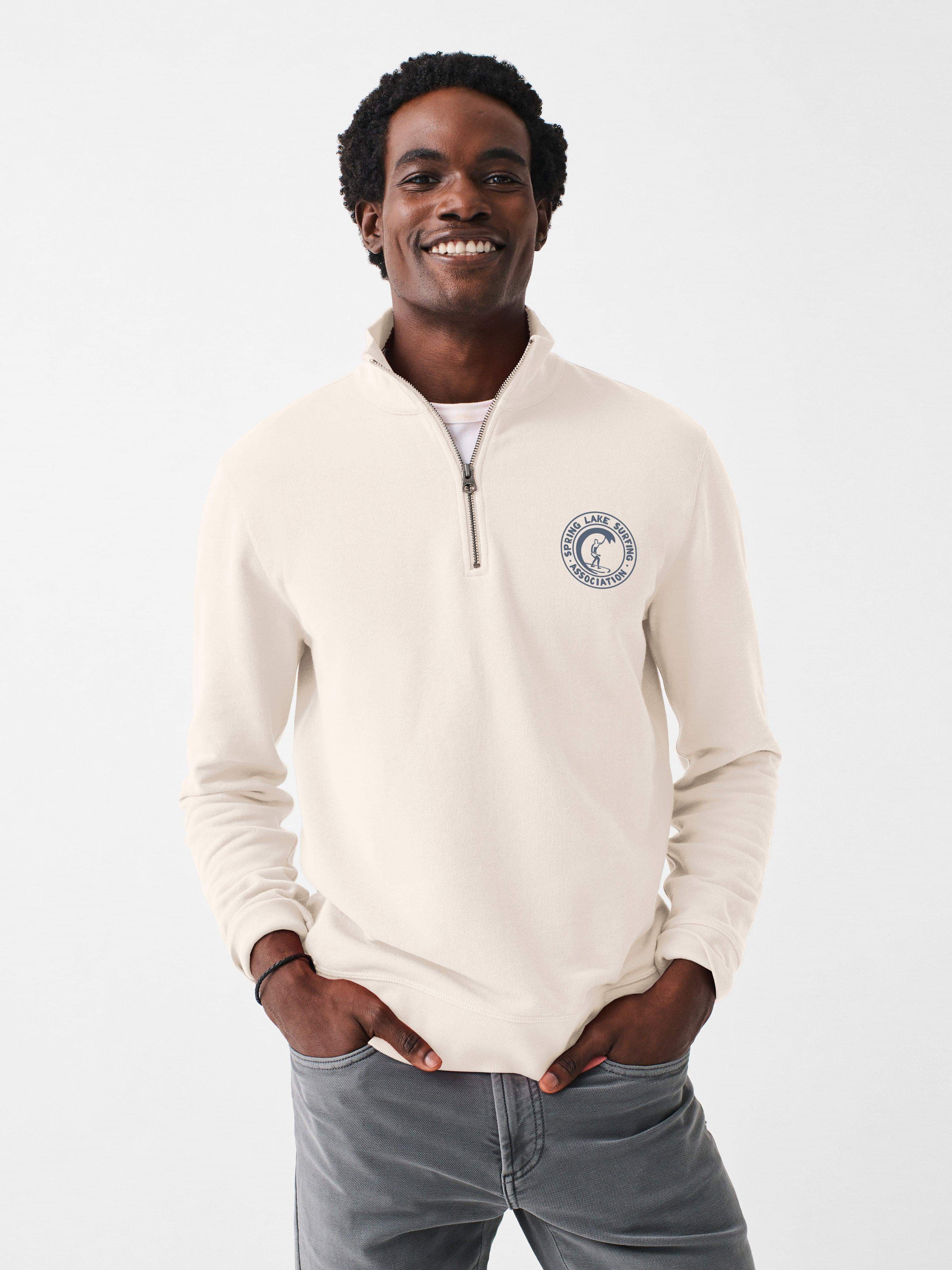 Spring Lake Long-Sleeve Terry Quarter Zip