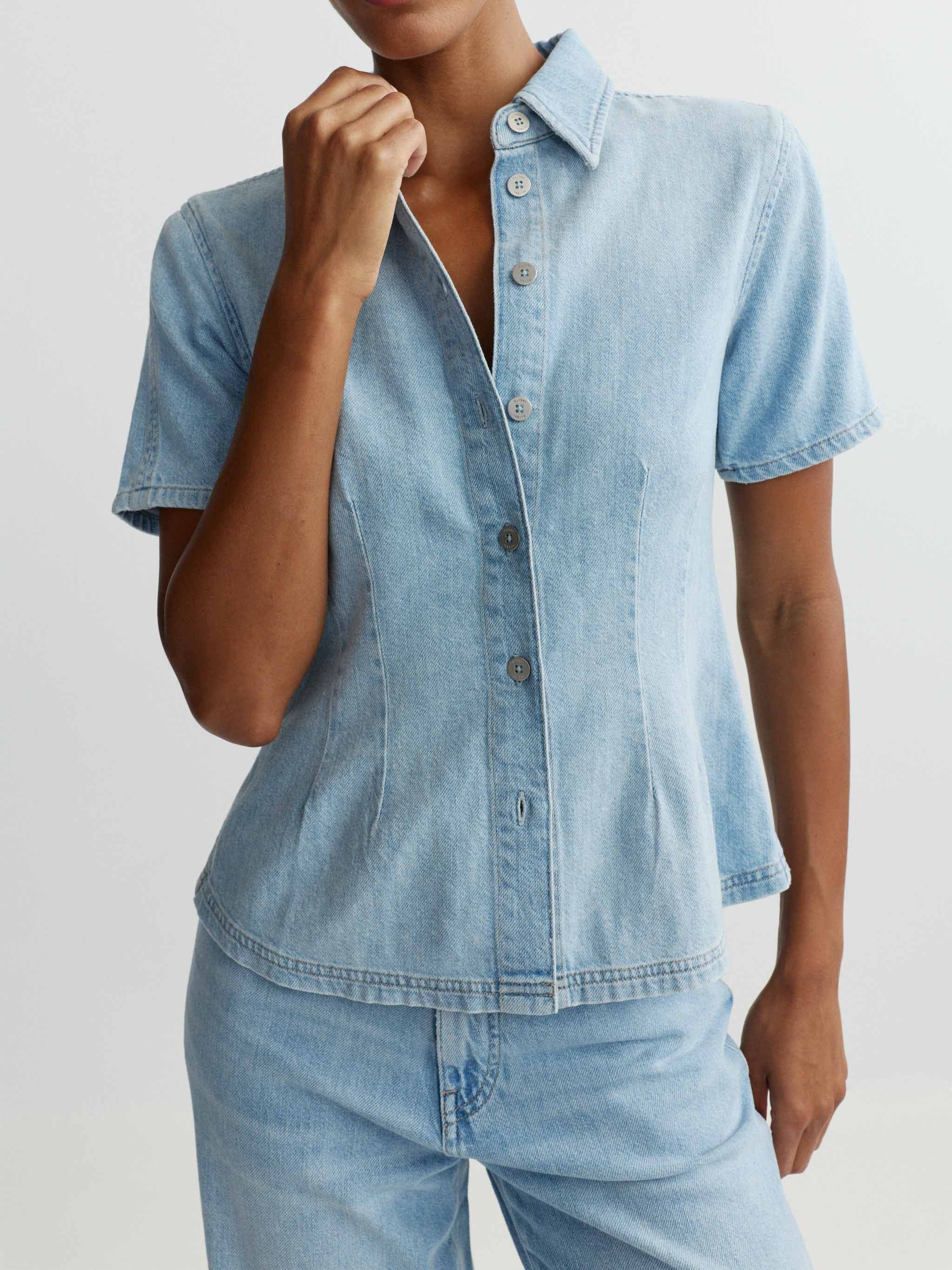 Joice Shirt Short Sleeve | Beachfront Aura