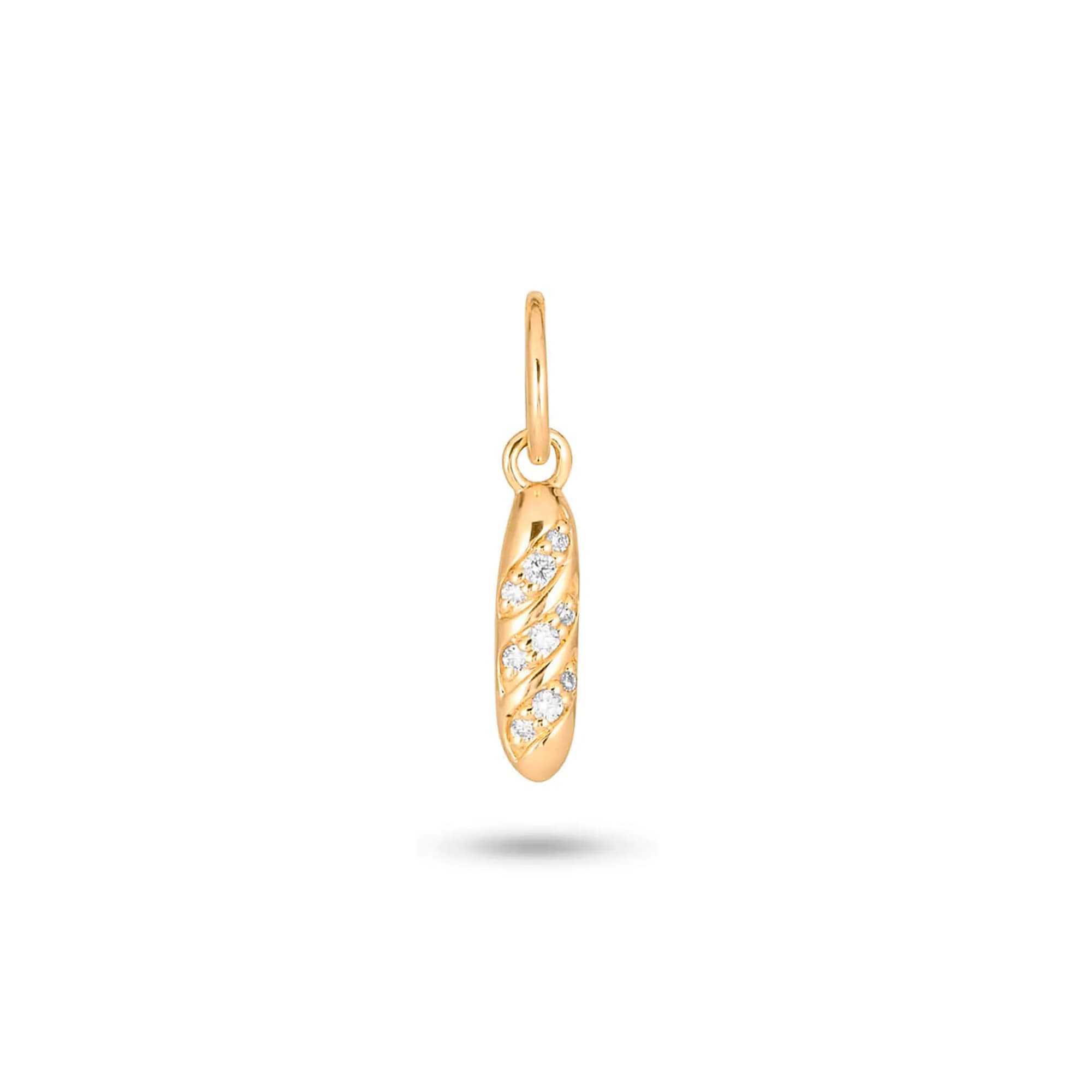 Diamond Baguette Charm