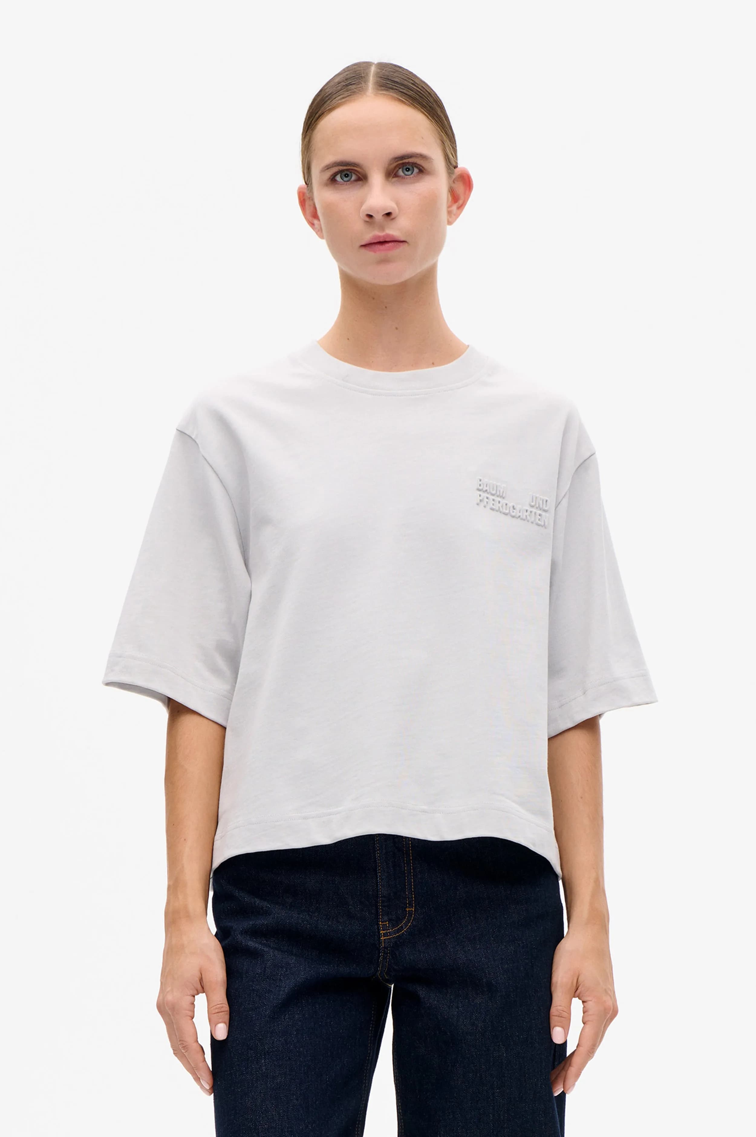 JIANA T-SHIRT | Micro Chip Grey