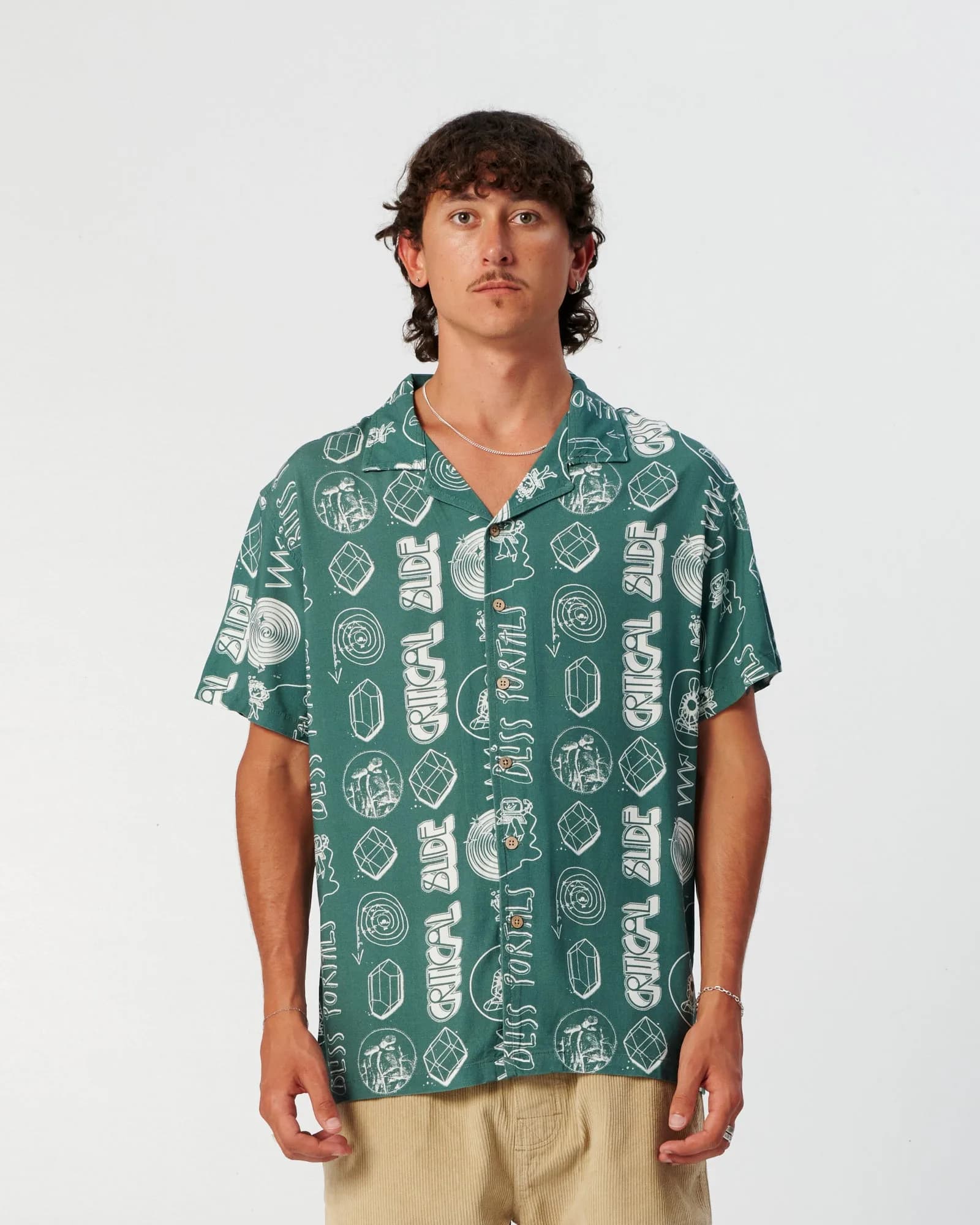 Xerox Resort Shirt - Dusty Green