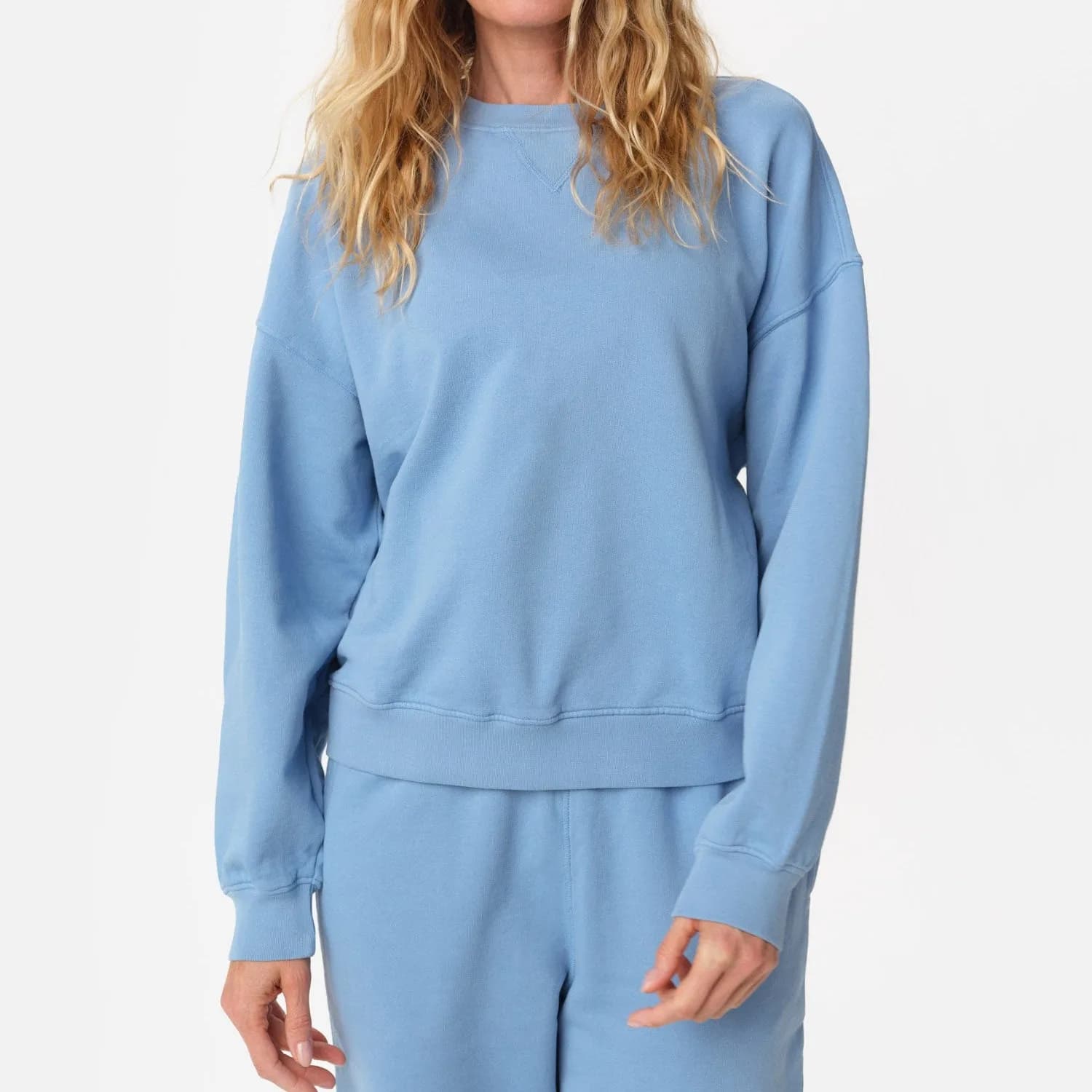 Organic Fleece Relaxed Crewneck Sweatshirt