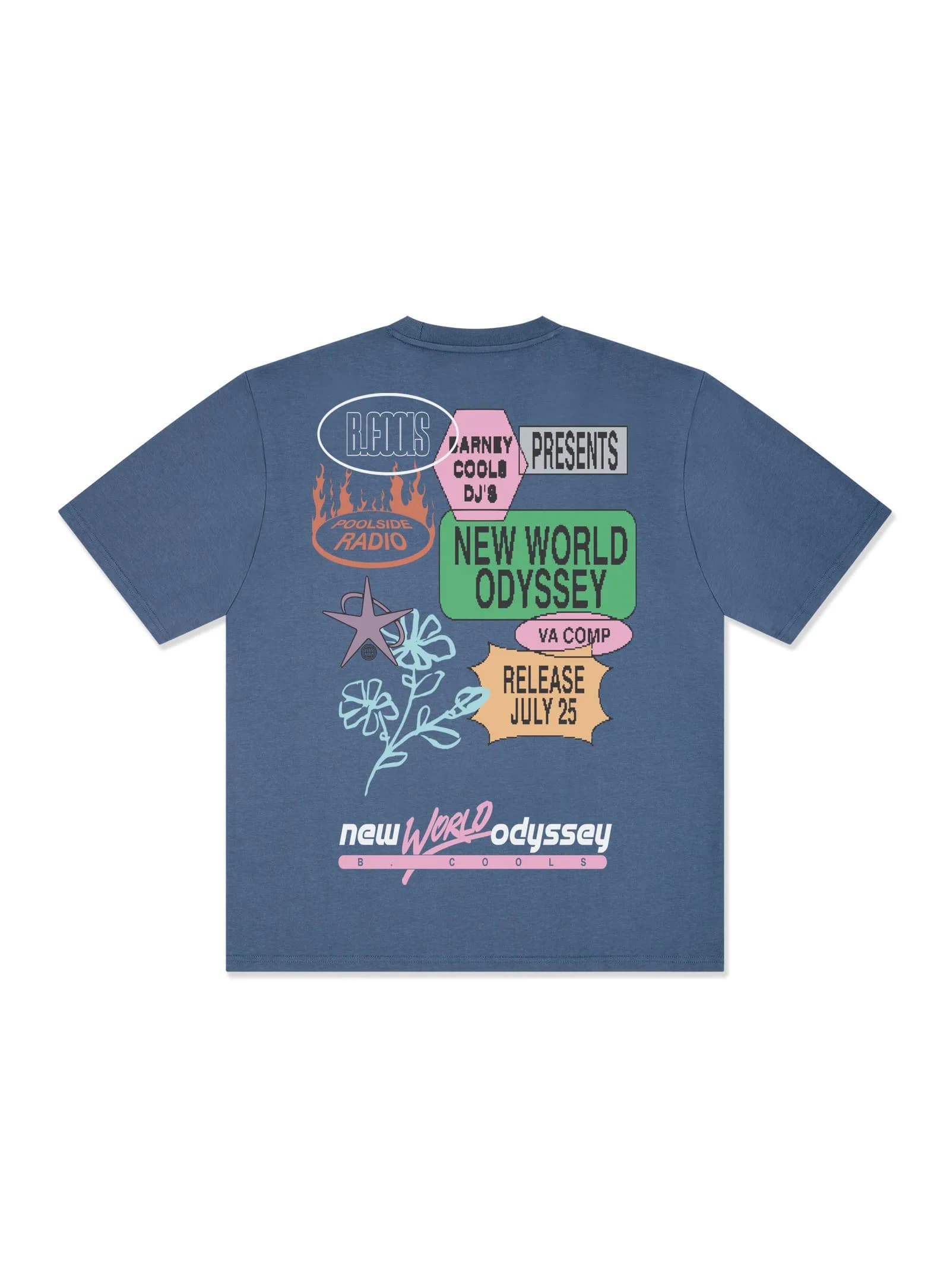Nwo Tee Washed Blue