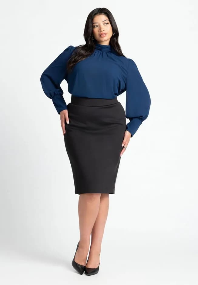 Neoprene Pencil Skirt