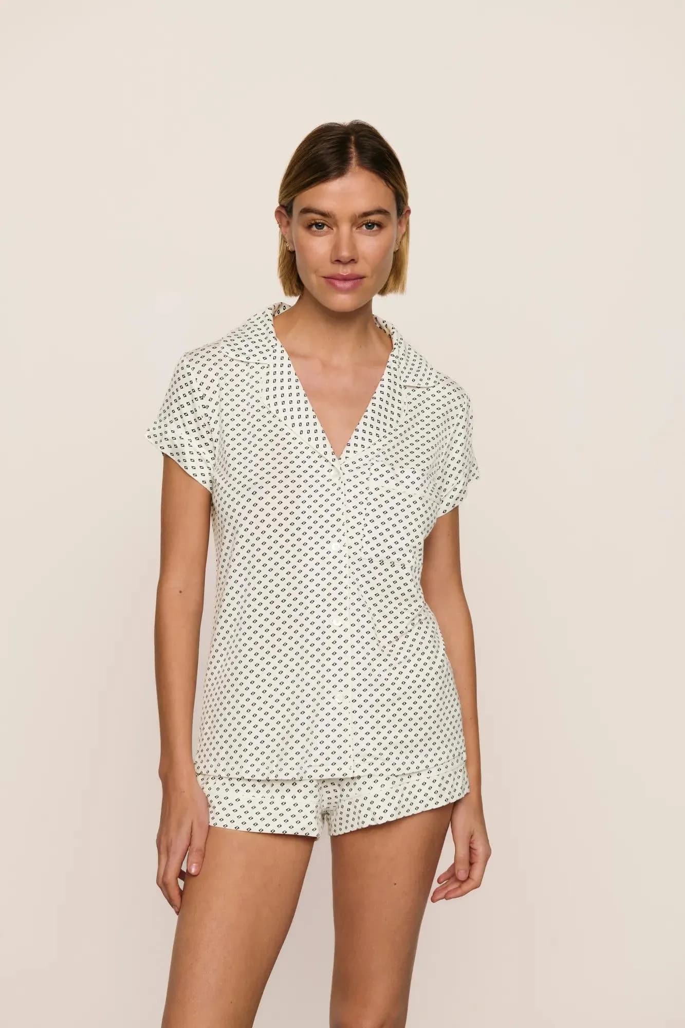Gisele Printed TENCEL™ Modal Shortie Short PJ Set