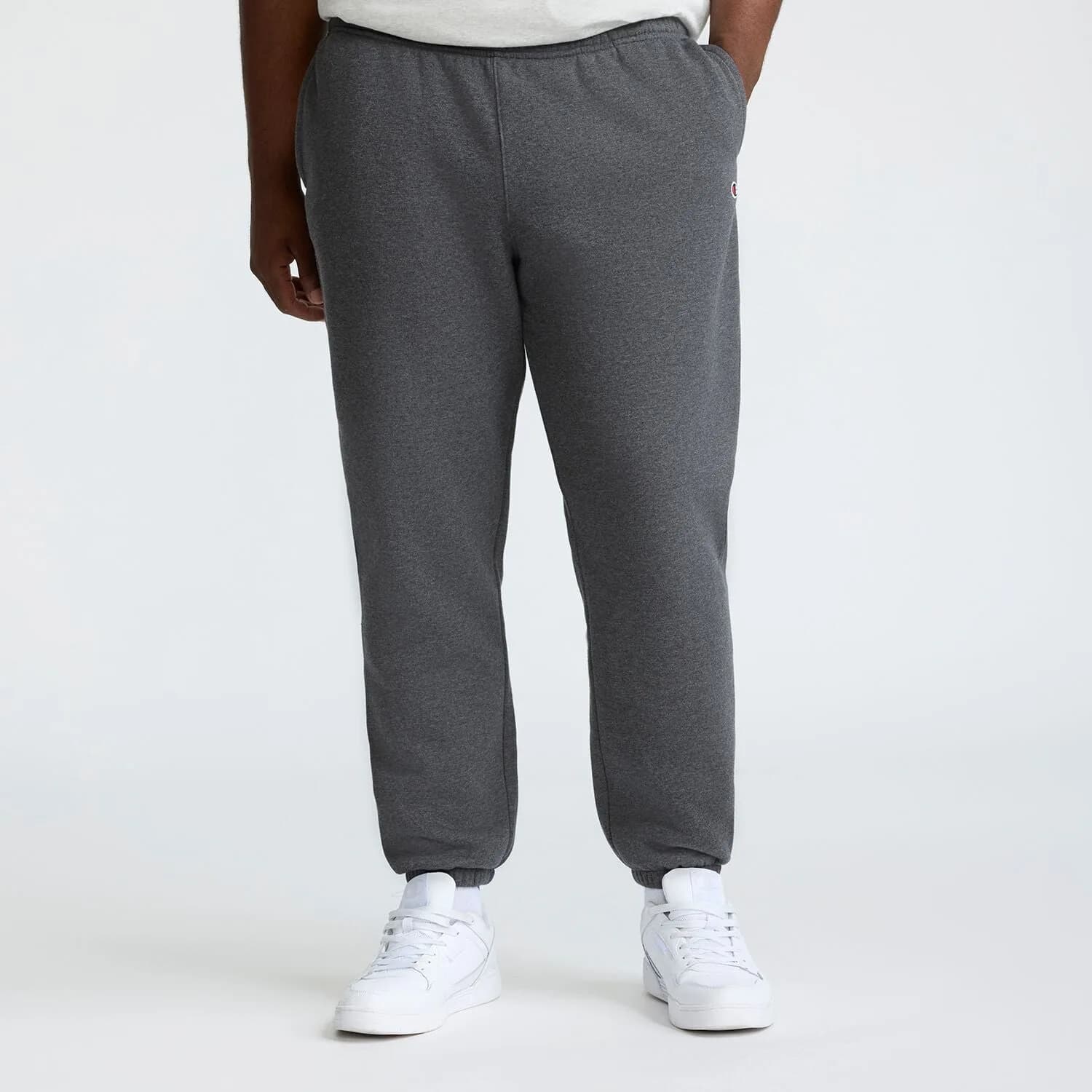 Powerblend Sweatpants, Cinched Bottom, C Logo - Big & Tall