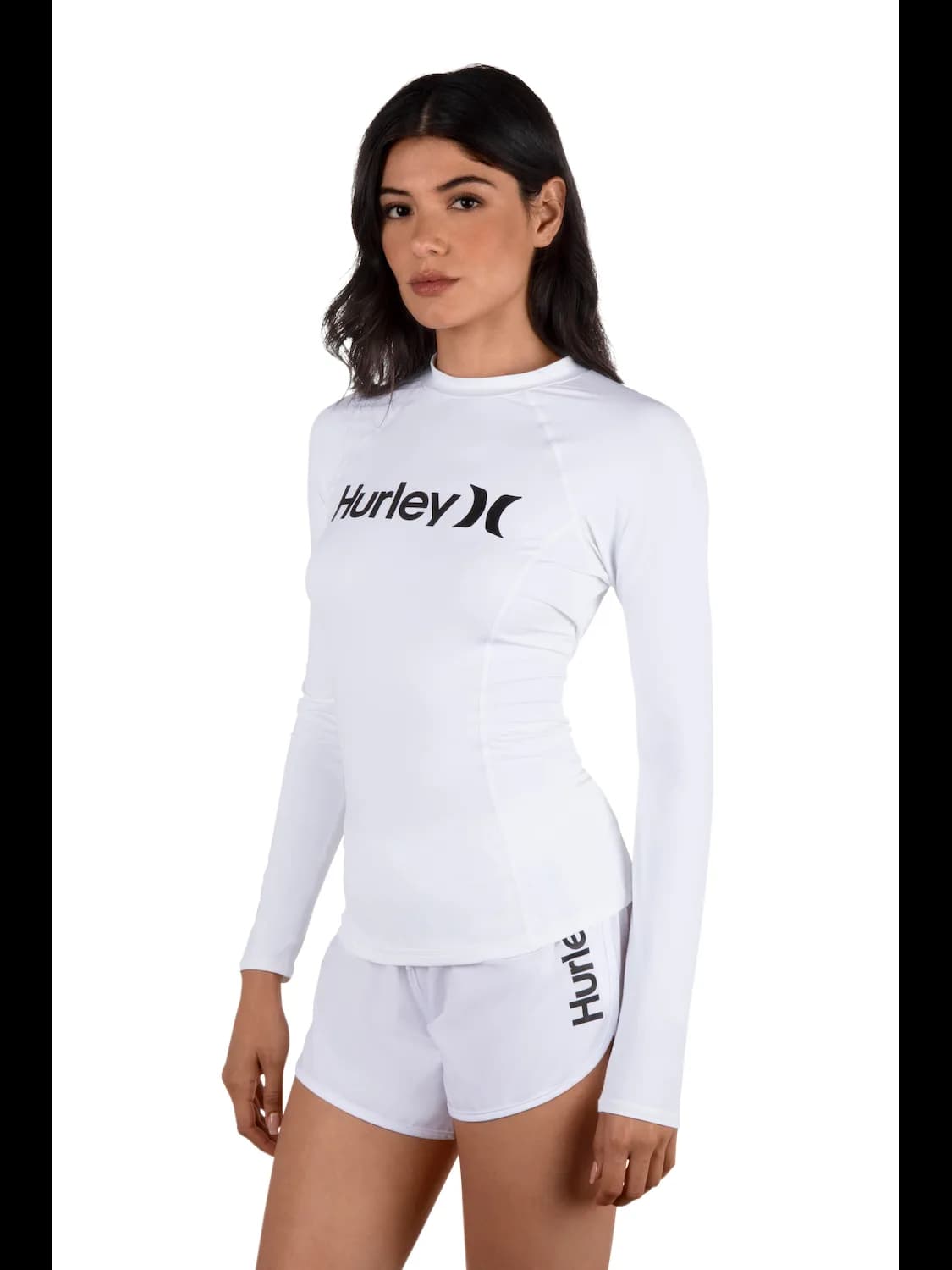 One & Only Solid Mock Neck Long Sleeve Rashguard