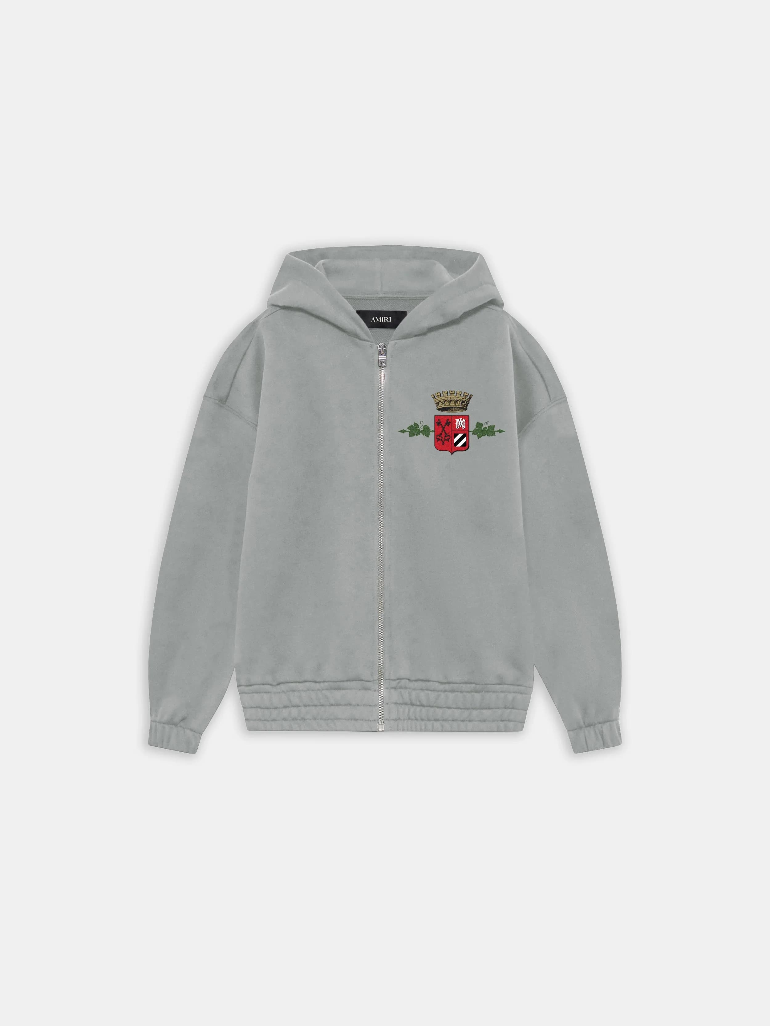 KIDS' CHATEAU CROWN ZIP UP HOODIE - Grey