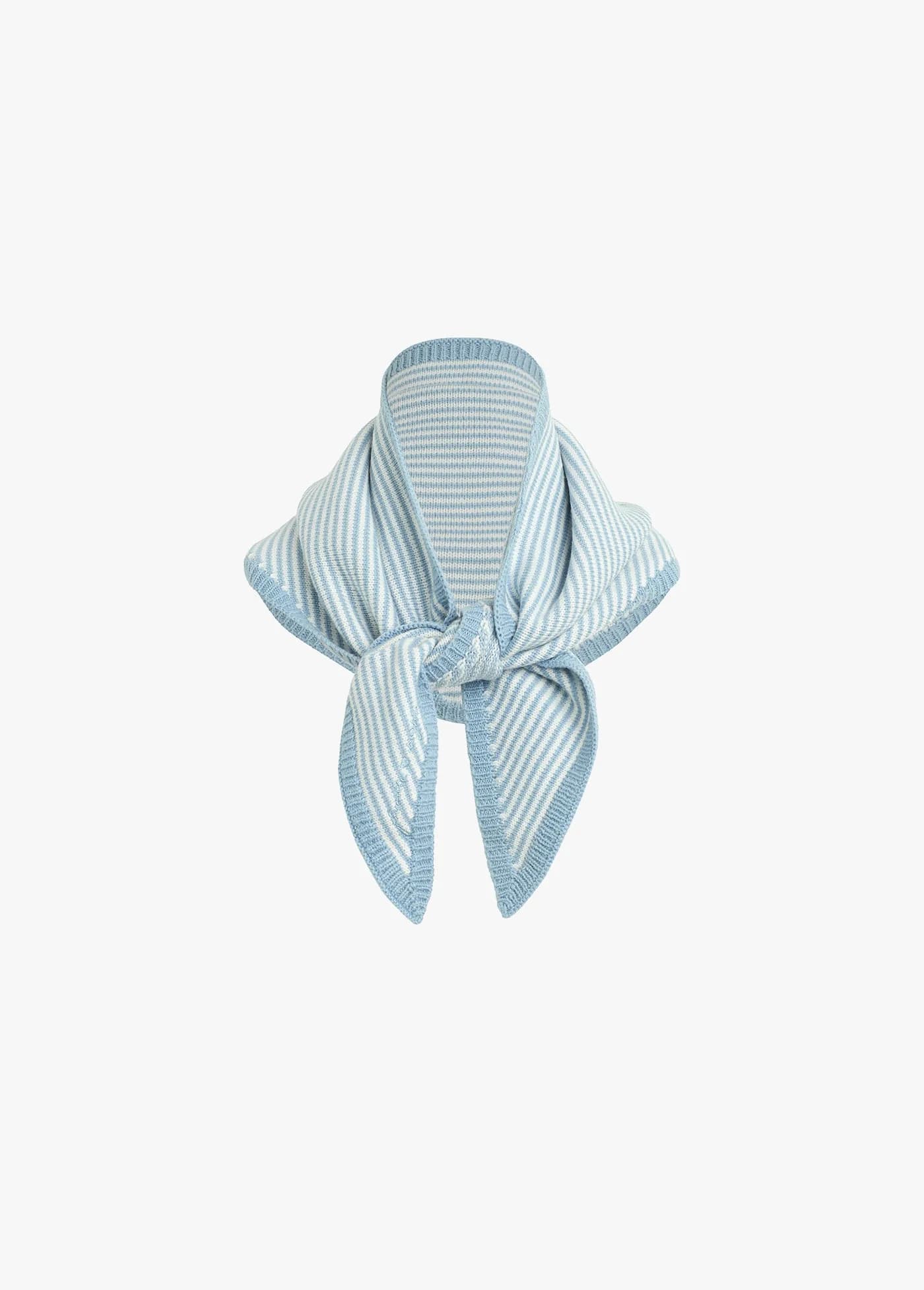 THE STRIPED TRIANGLE SCARF