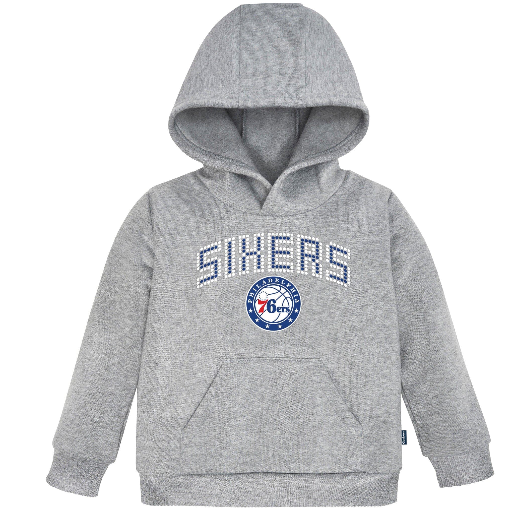 Infant & Toddler Neutral Gray Philadelphia 76ers Hoodie