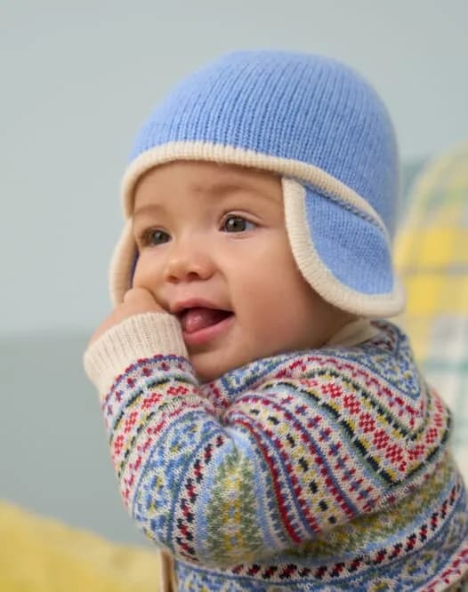 Cashmere Hand Knit Bonnet