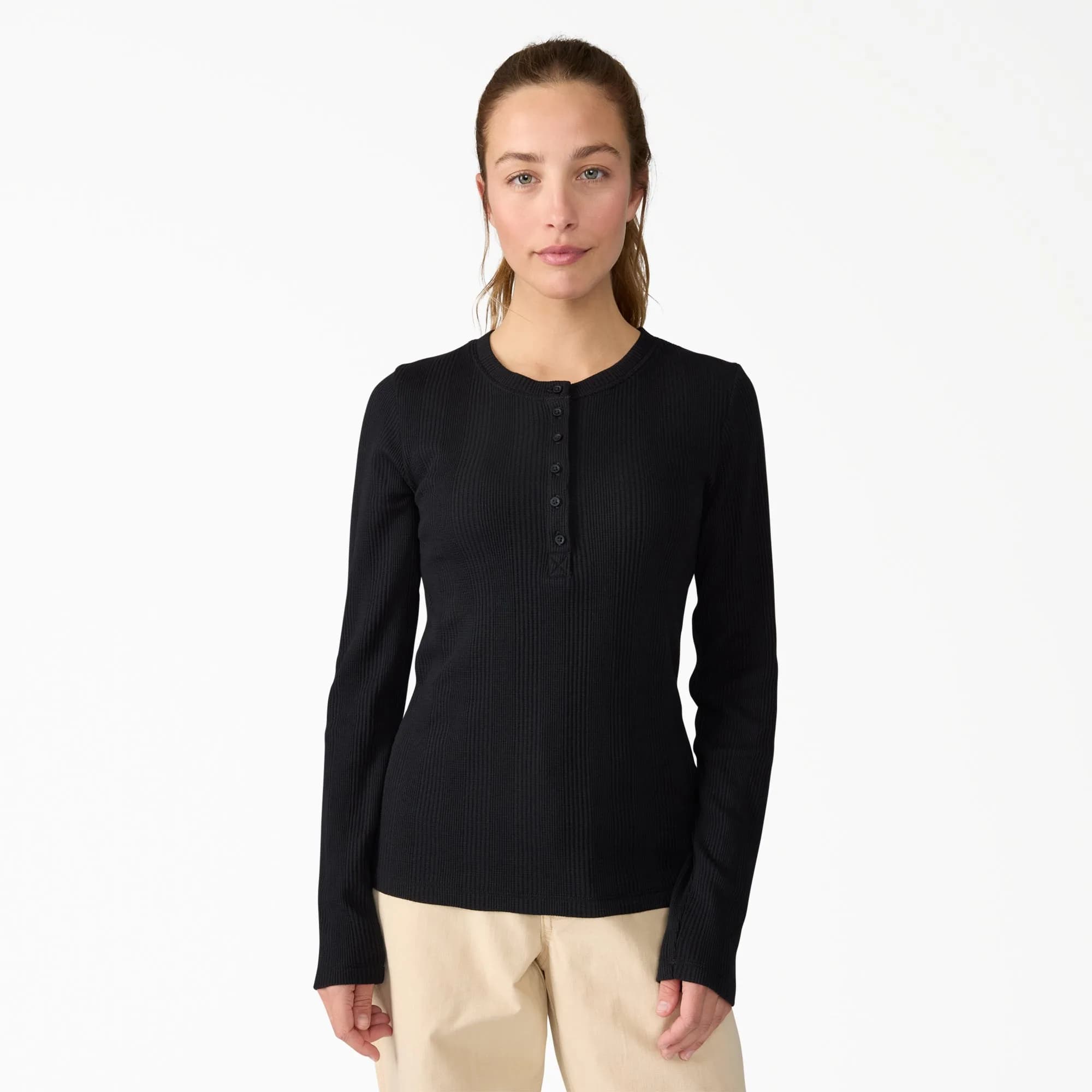 Women’s Crewneck Henley Shirt