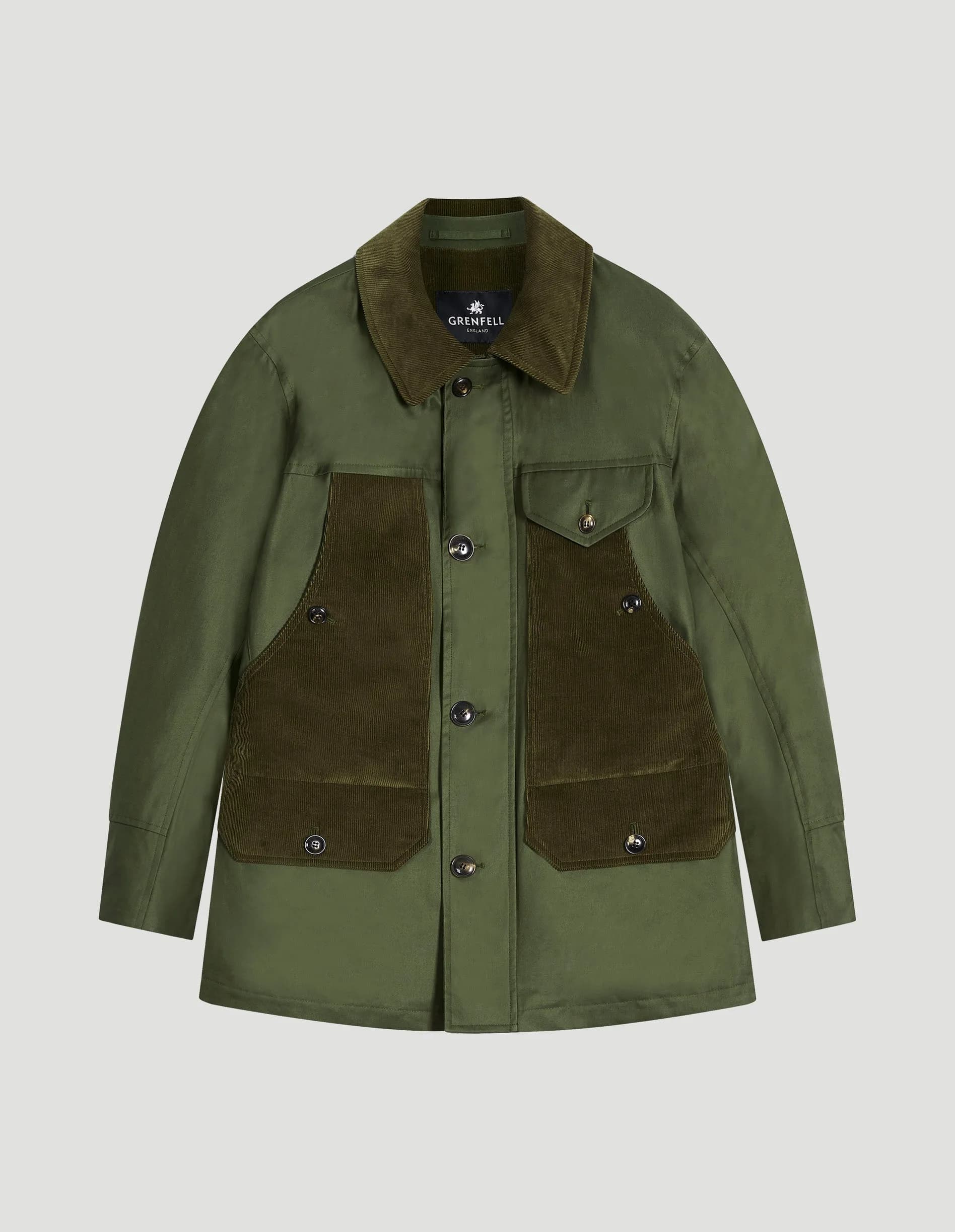 Countryman Grenfell Cloth Green and Corduroy