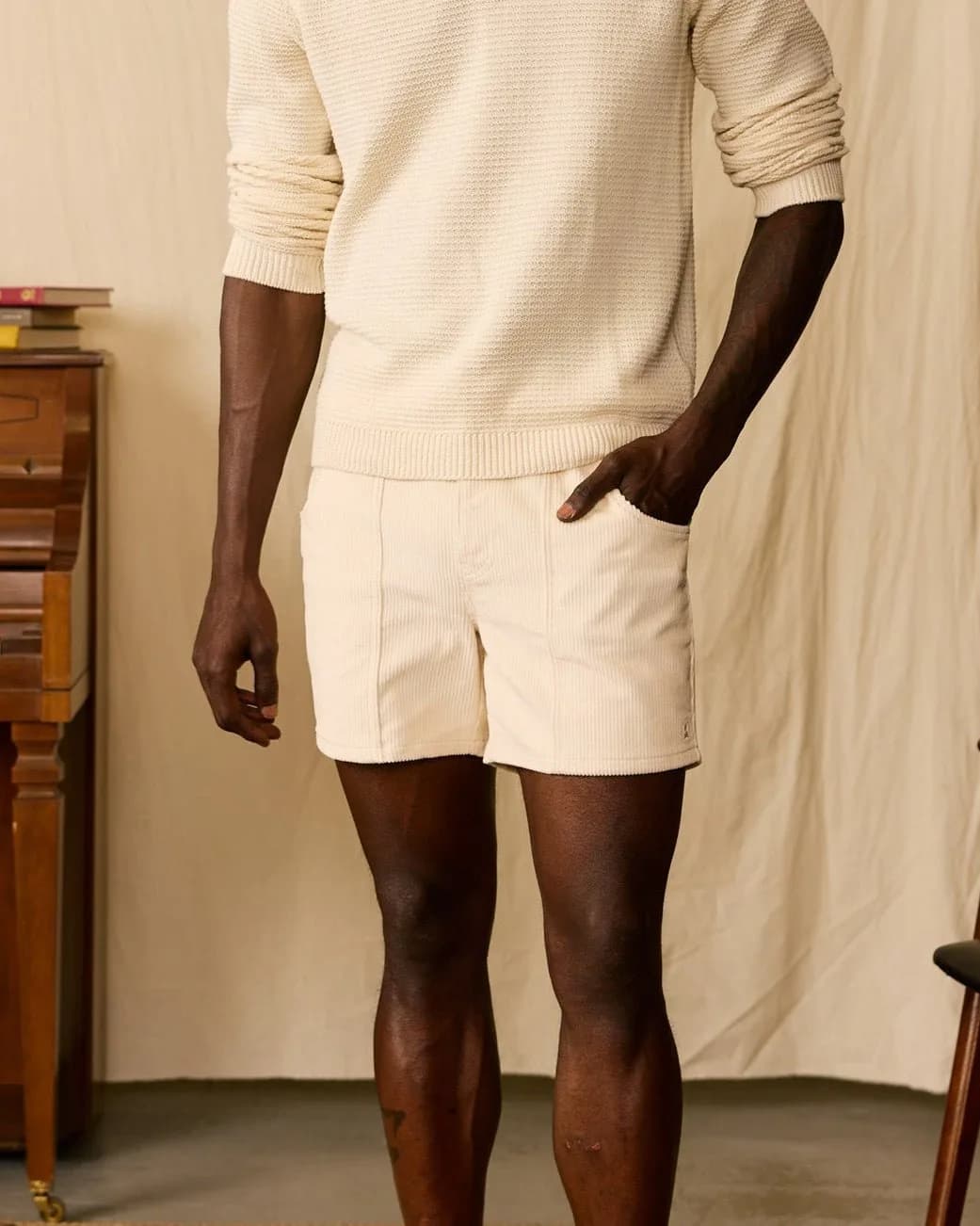 The Corsica Corduroy Shorts - Scallop