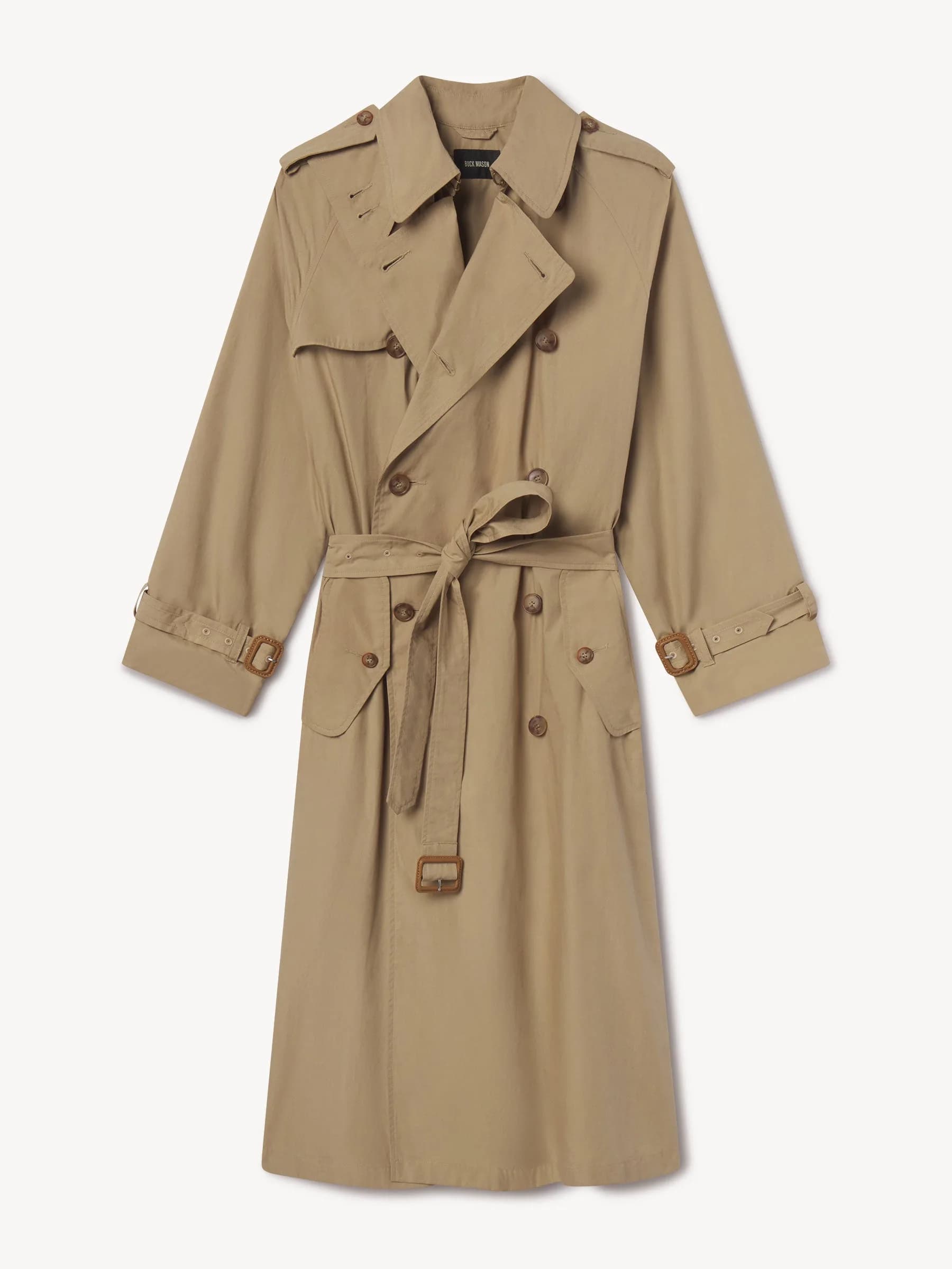 Rockaway Khaki Parachute Poplin Trench