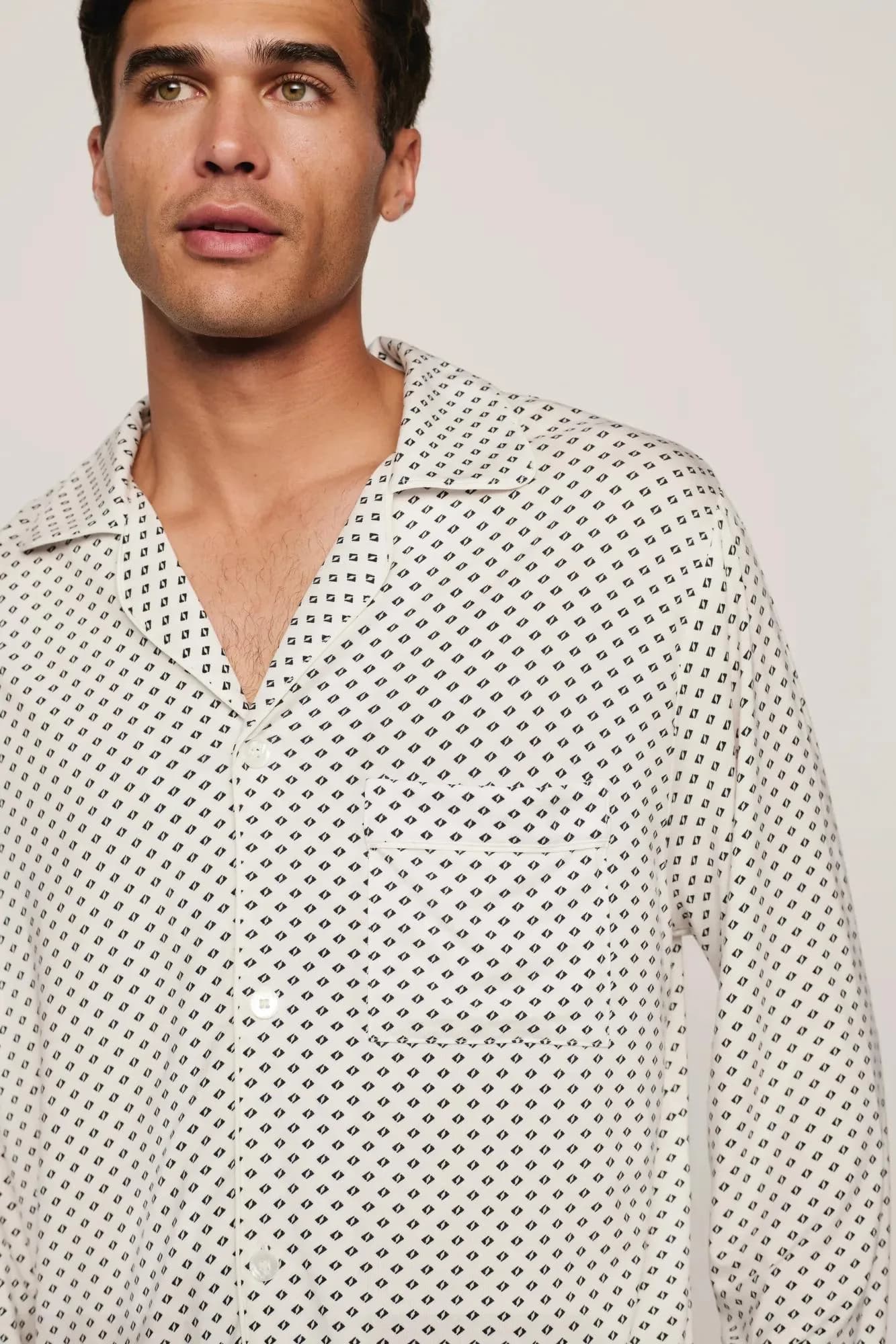 Printed TENCEL™ Modal Long PJ Set