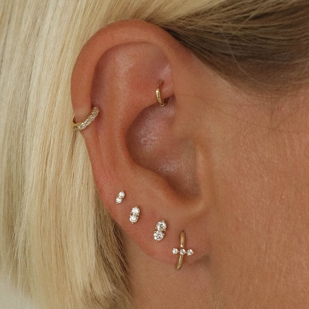 Duke twinset diamond piercing