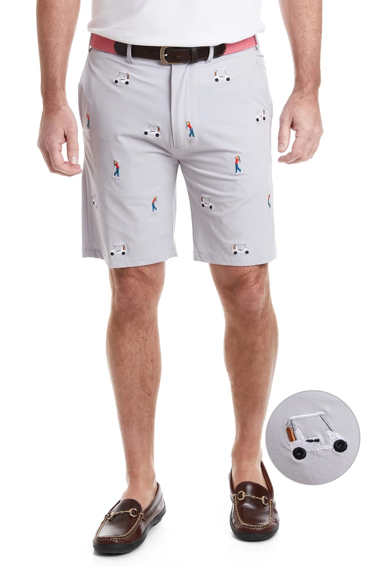 Ackformance Short Stone with Golf Cart and Golfer